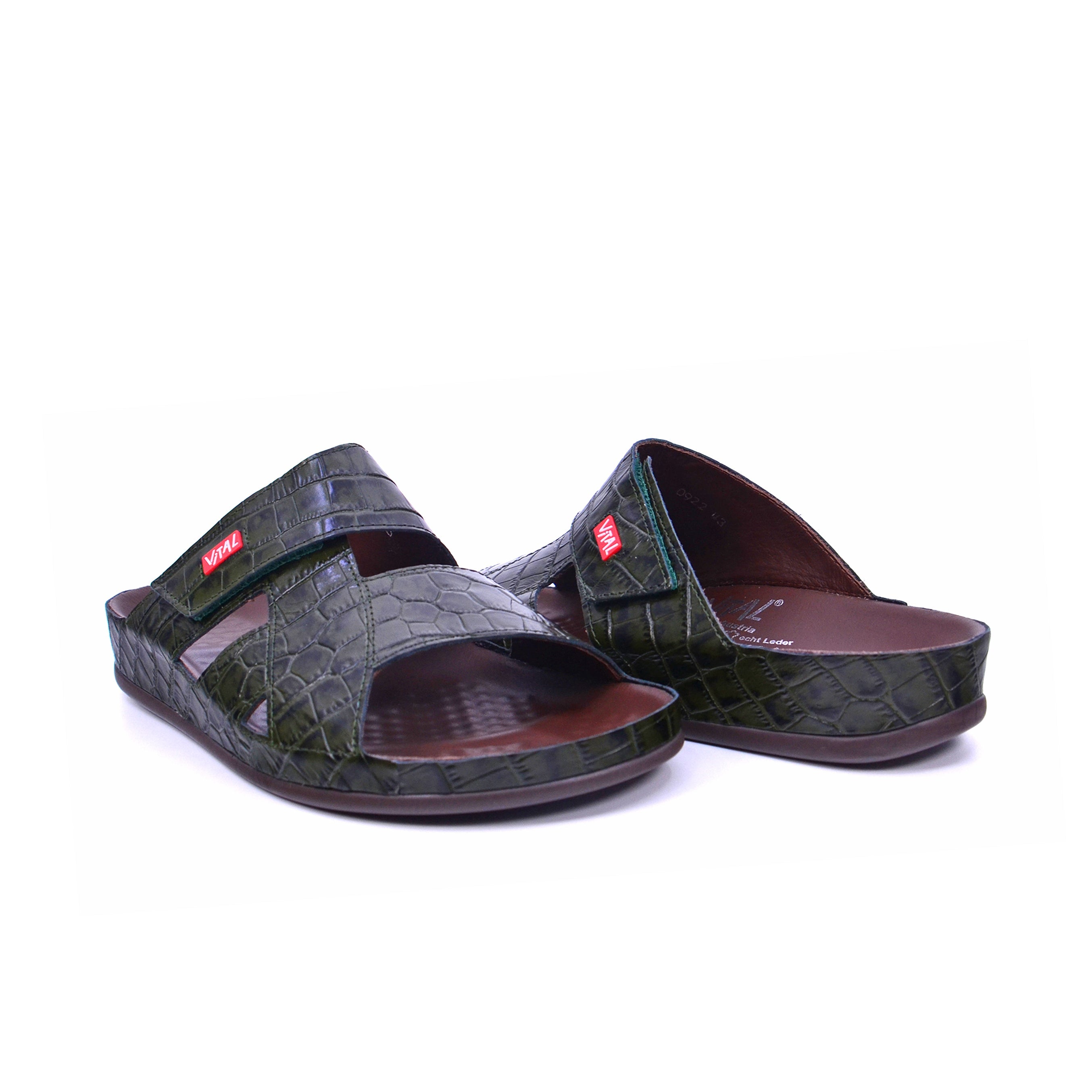 Vital Cairo 0922B-356-64 Men's Sandals #color_Olive