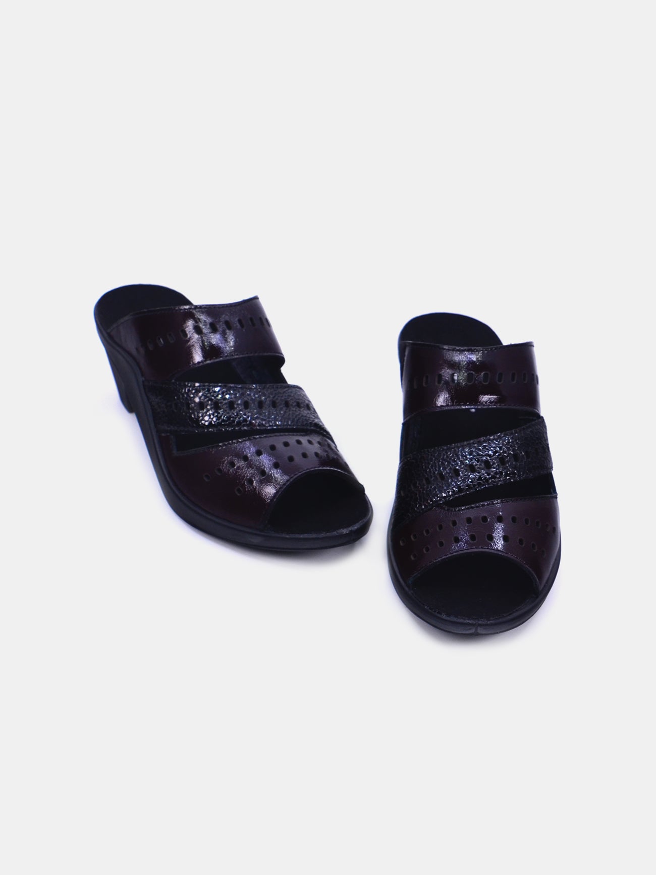 Romika 27162-AR544 Heel Sandals #color_Maroon