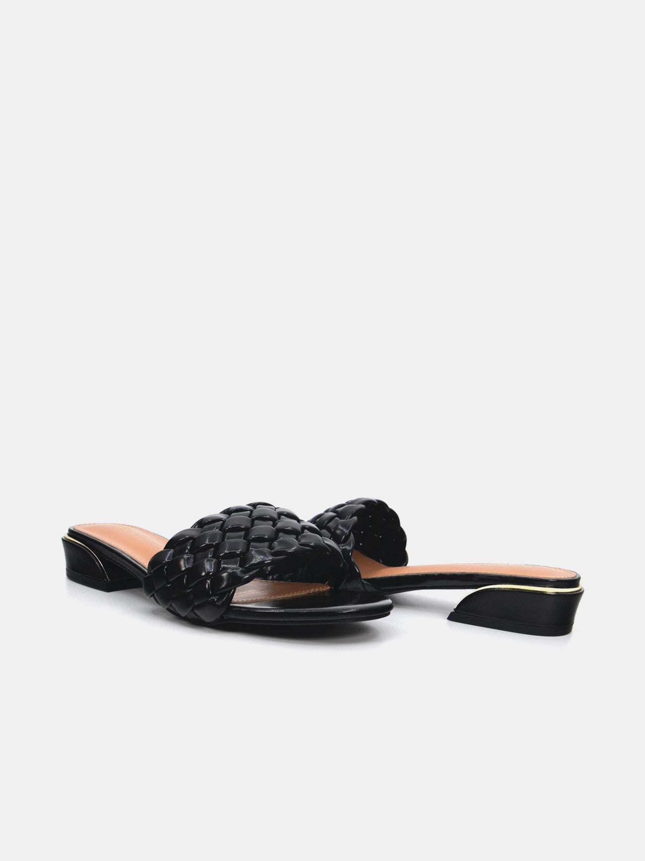 Mynaal Blithe Women's Flat Sandals #color_Black
