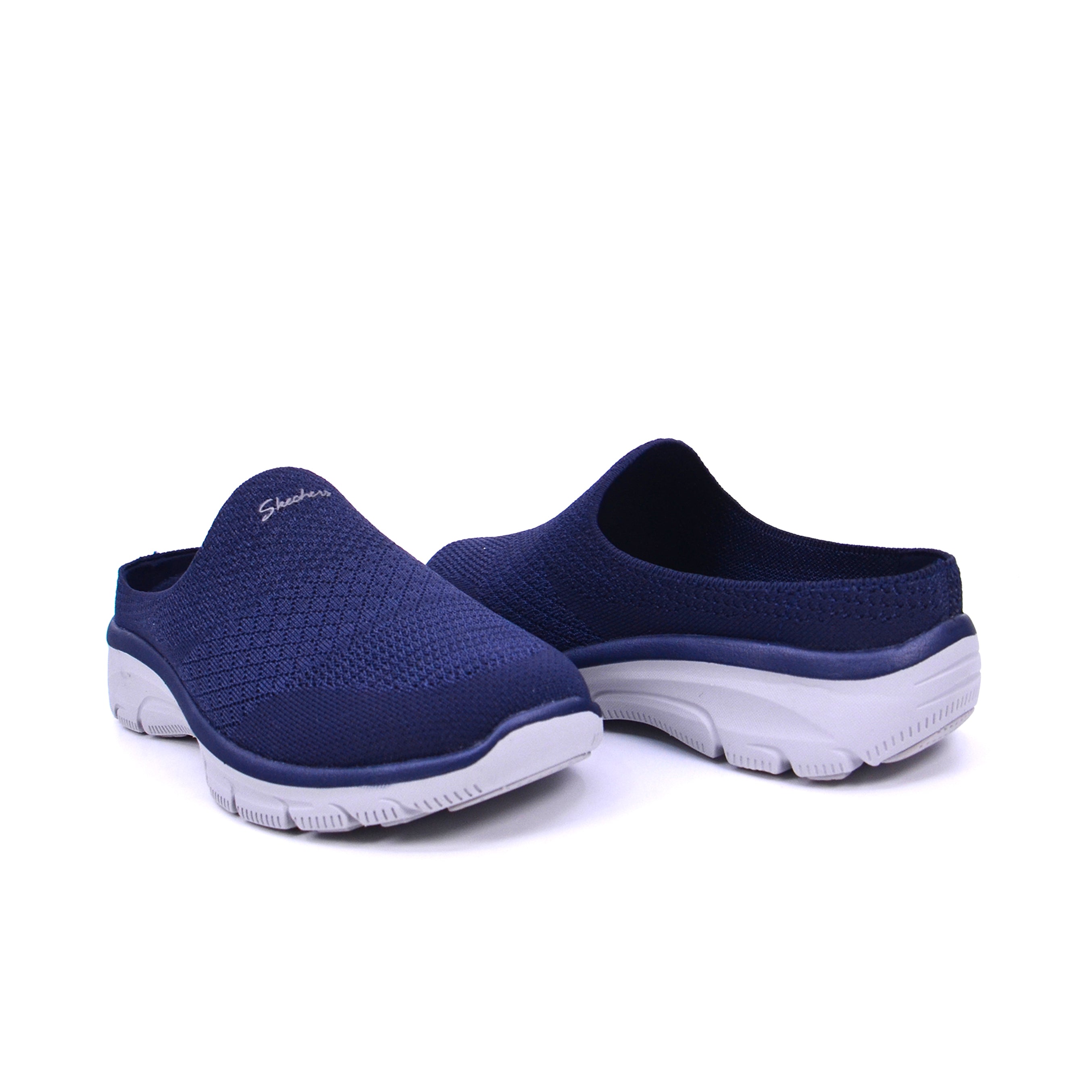 Skechers Women's Relaxed Fit: Easy Going - Open Flow Shoes #color_Navy