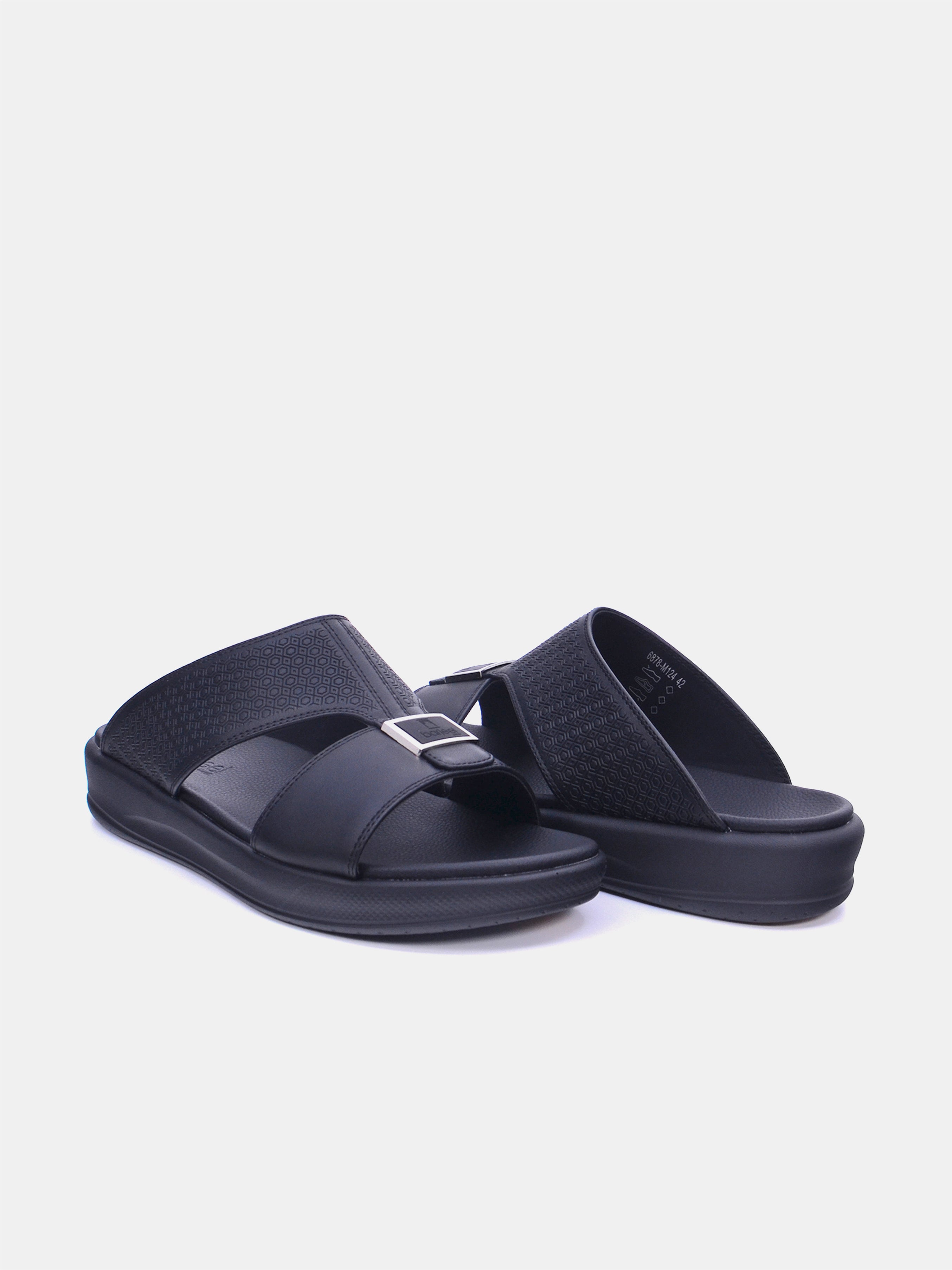 Barjeel Uno M 124 Men's Arabic Sandals #color_black