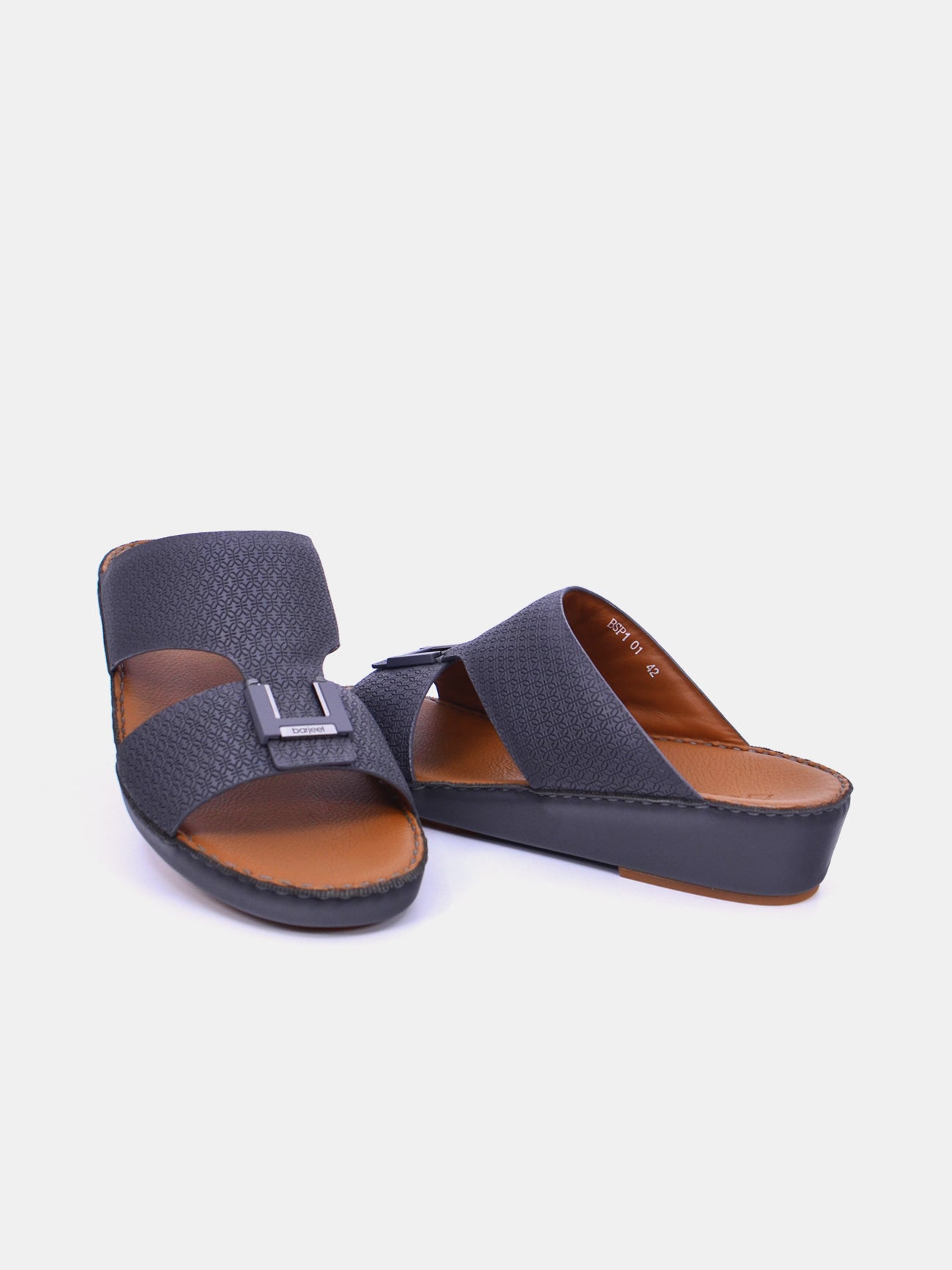 Barjeel Uno BSP1-01 Men's Sandals #color_Gray