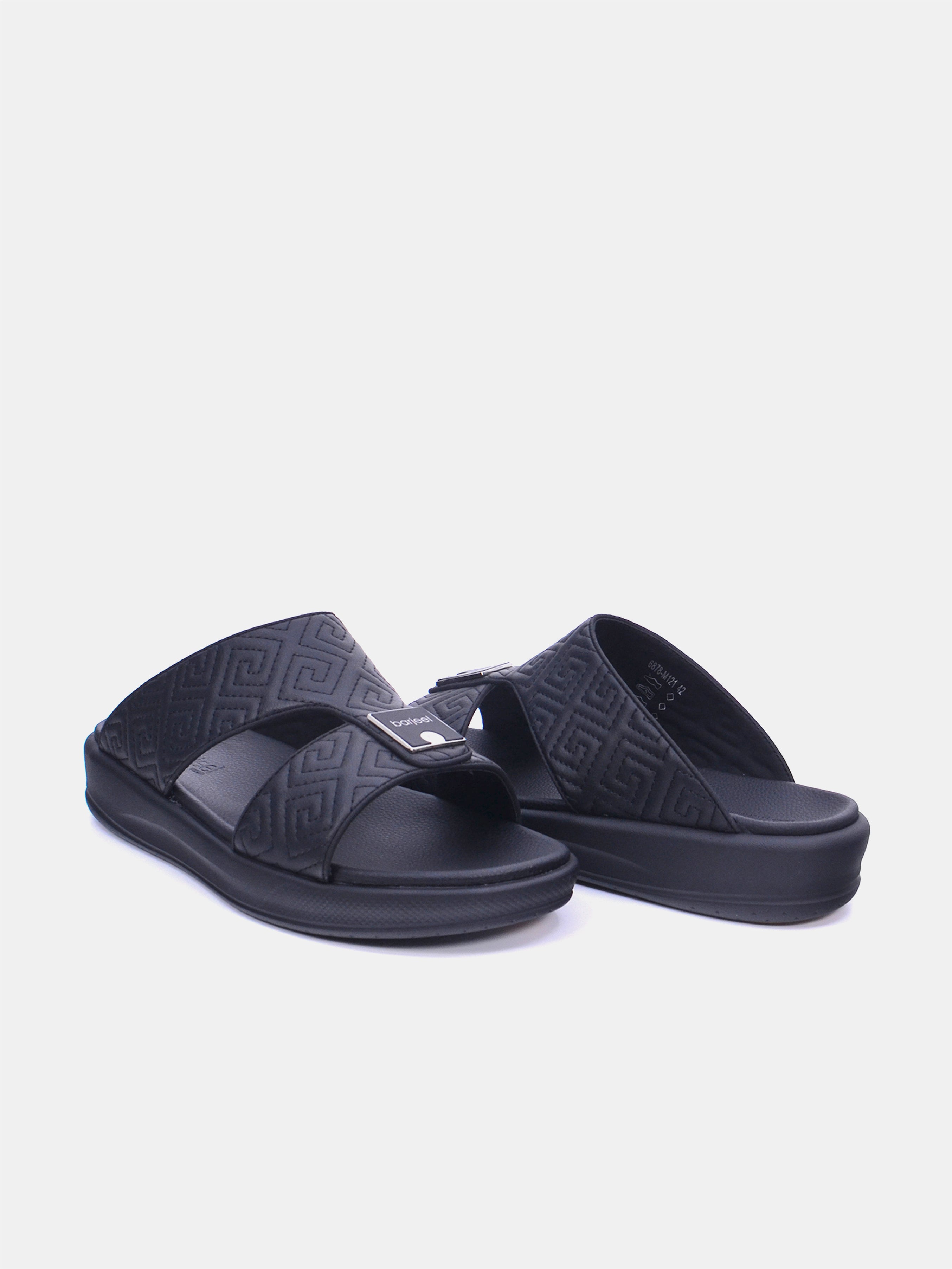 Barjeel Uno M 121 Men's Arabic Sandals #color_black