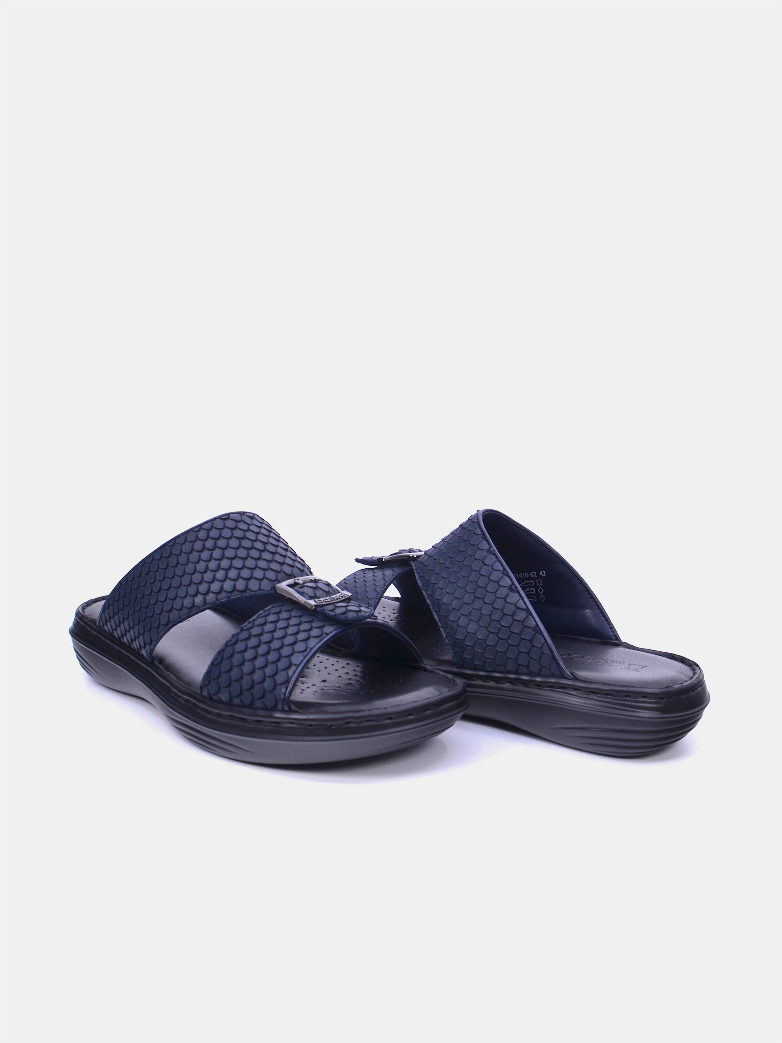 Barjeel Uno 21410-62 Men Arabic Sandals #color_Navy