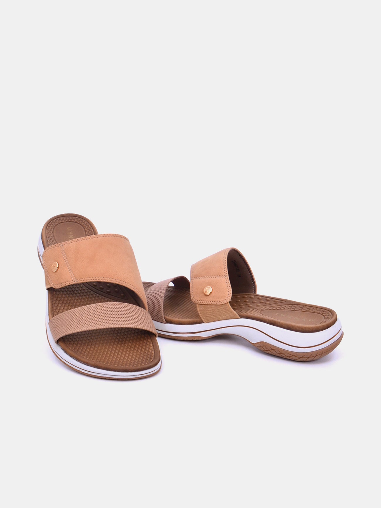 Mynaal Auria Women's Flat Sandals #color_Beige