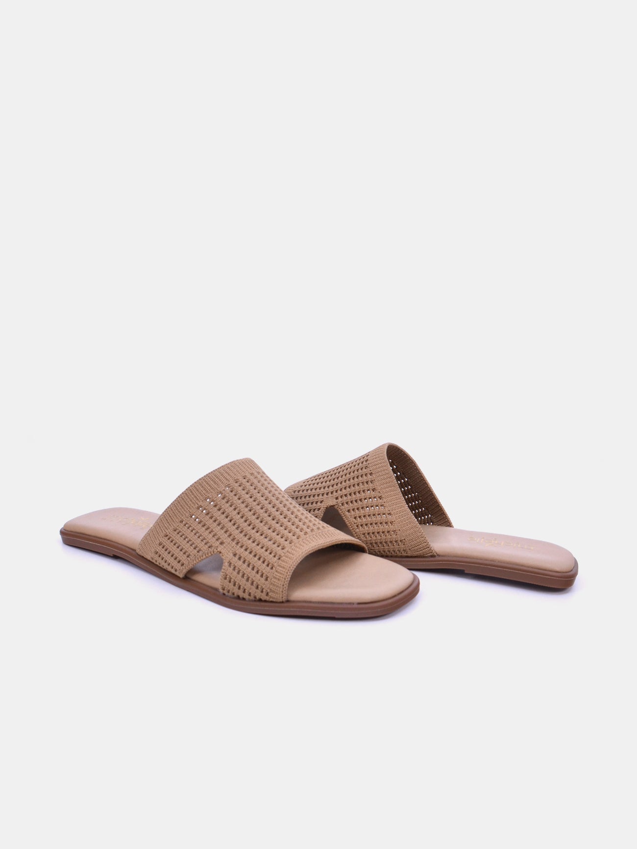 Michelle Morgan 114RJ10H Women's Flat Sandals #color_Beige