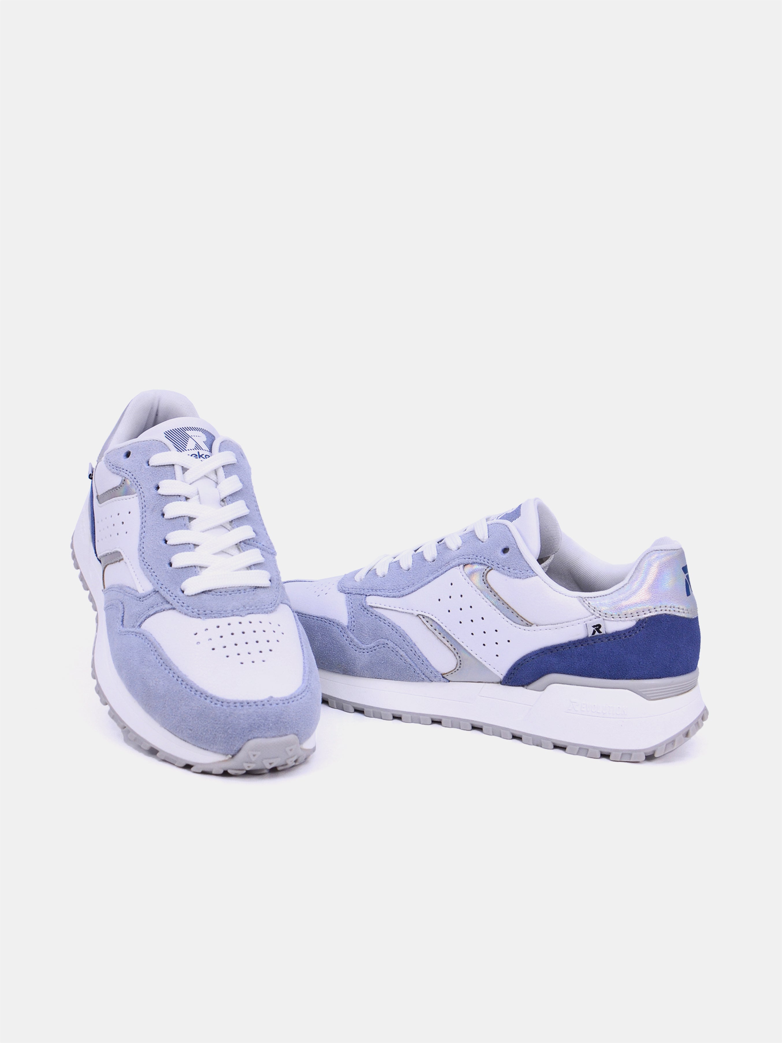 Rieker W0607 Women's Sneakers #color_blue / white