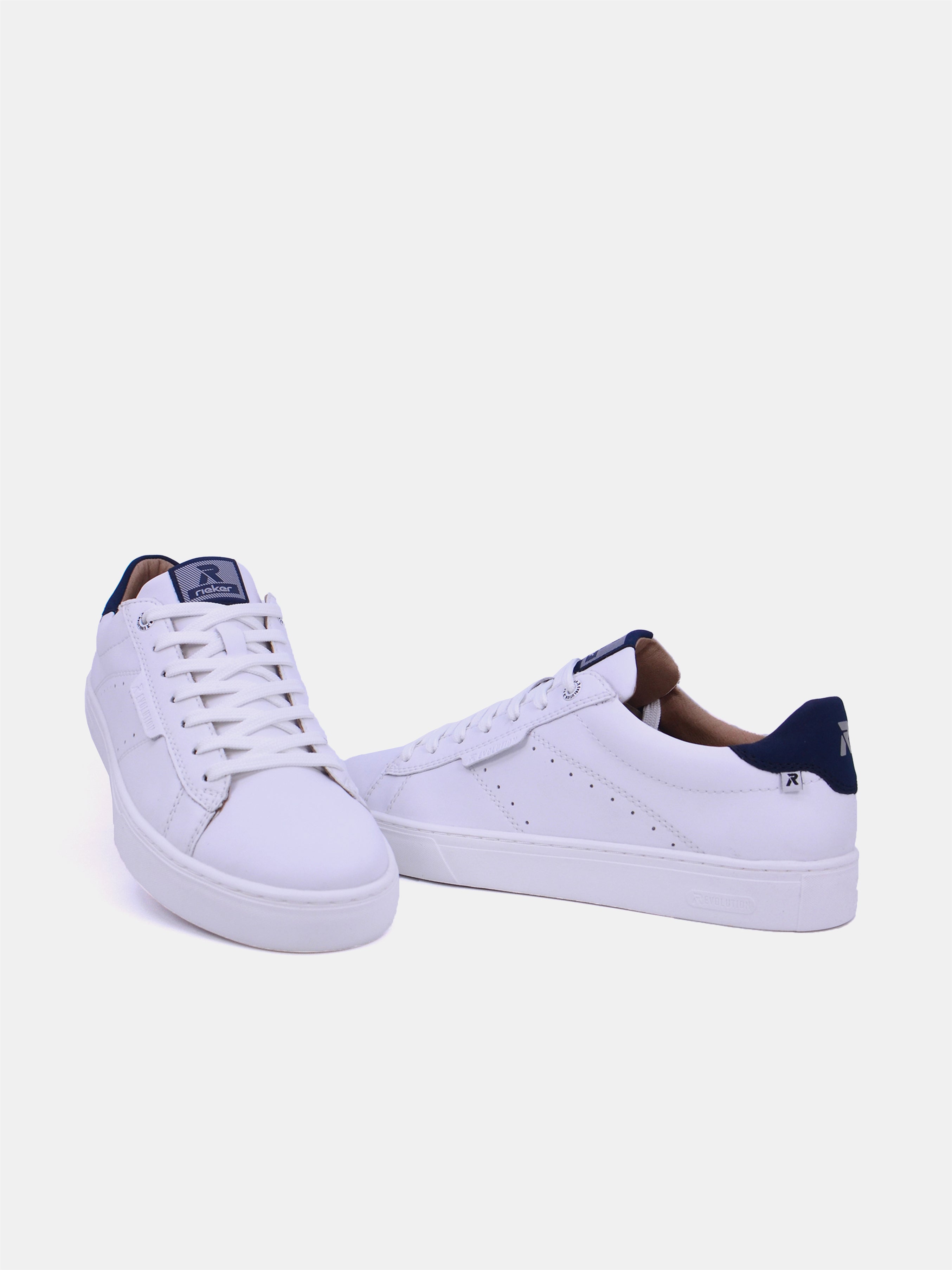 Rieker U0704-80 Men's Casual Trainers #color_White