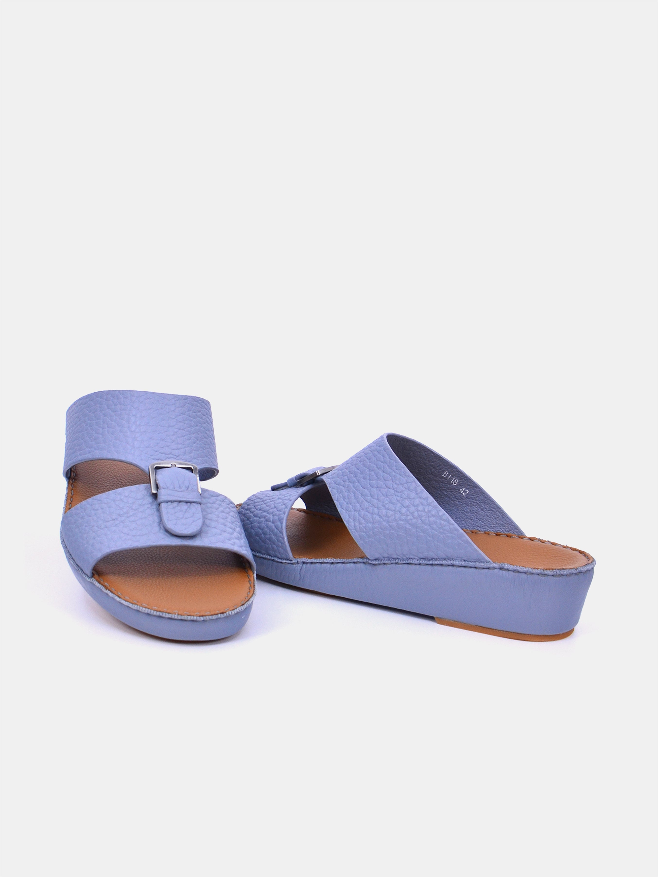 Mynaal B118 Men's Arabic Sandals #color_Blue