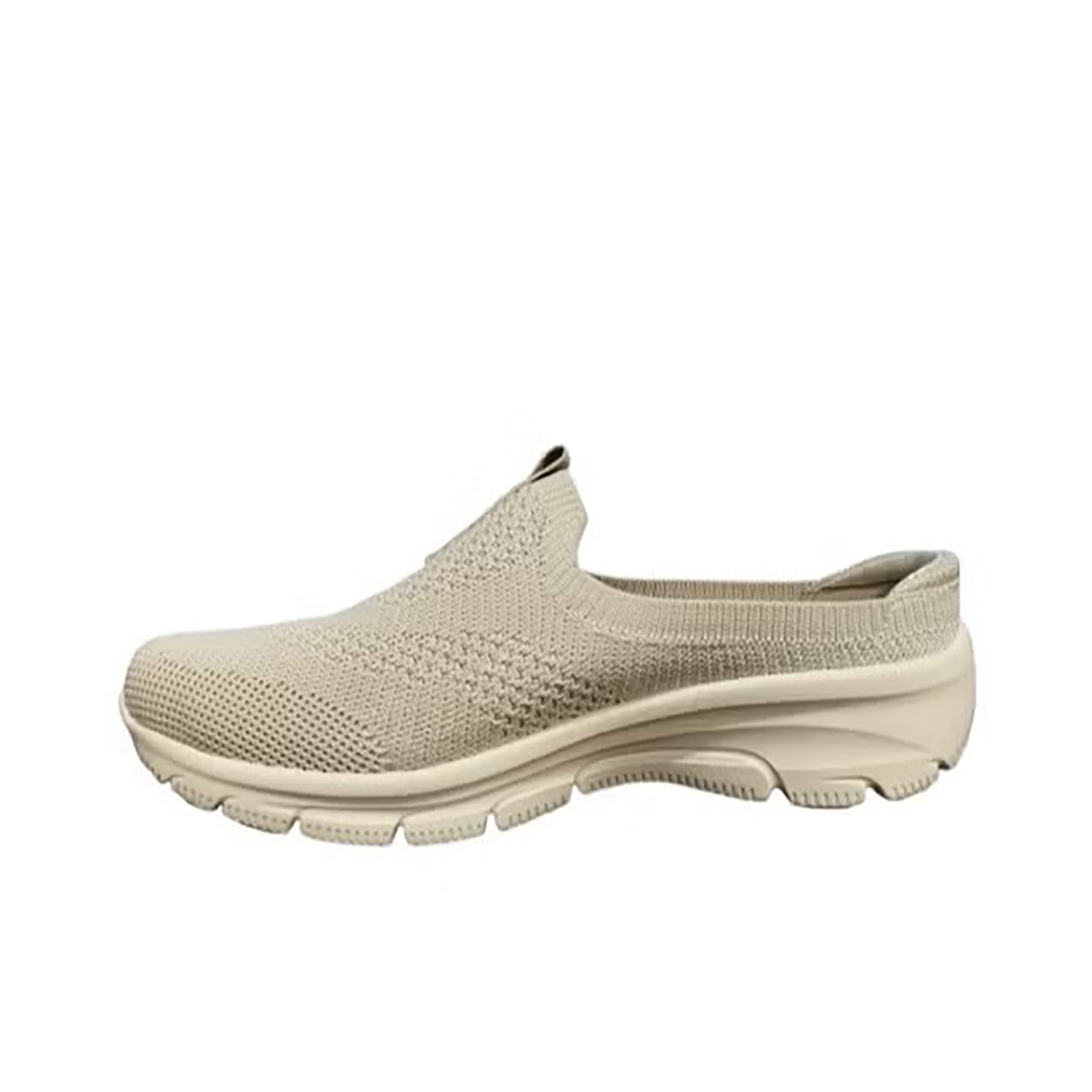 Skechers Women's Relaxed Fit: Easy Going Shoes #color_Off White