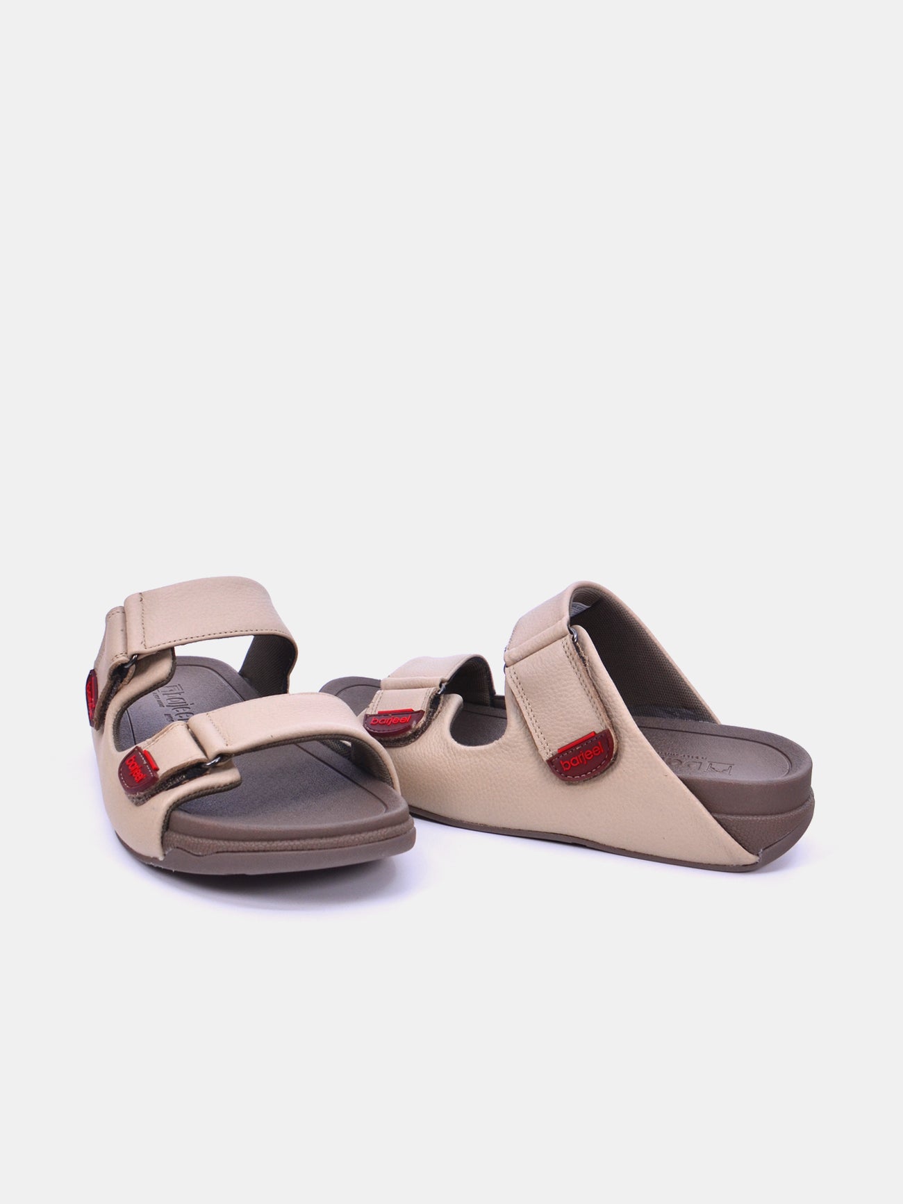 Barjeel Uno 20272 Men's Arabic Sandals #color_Beige