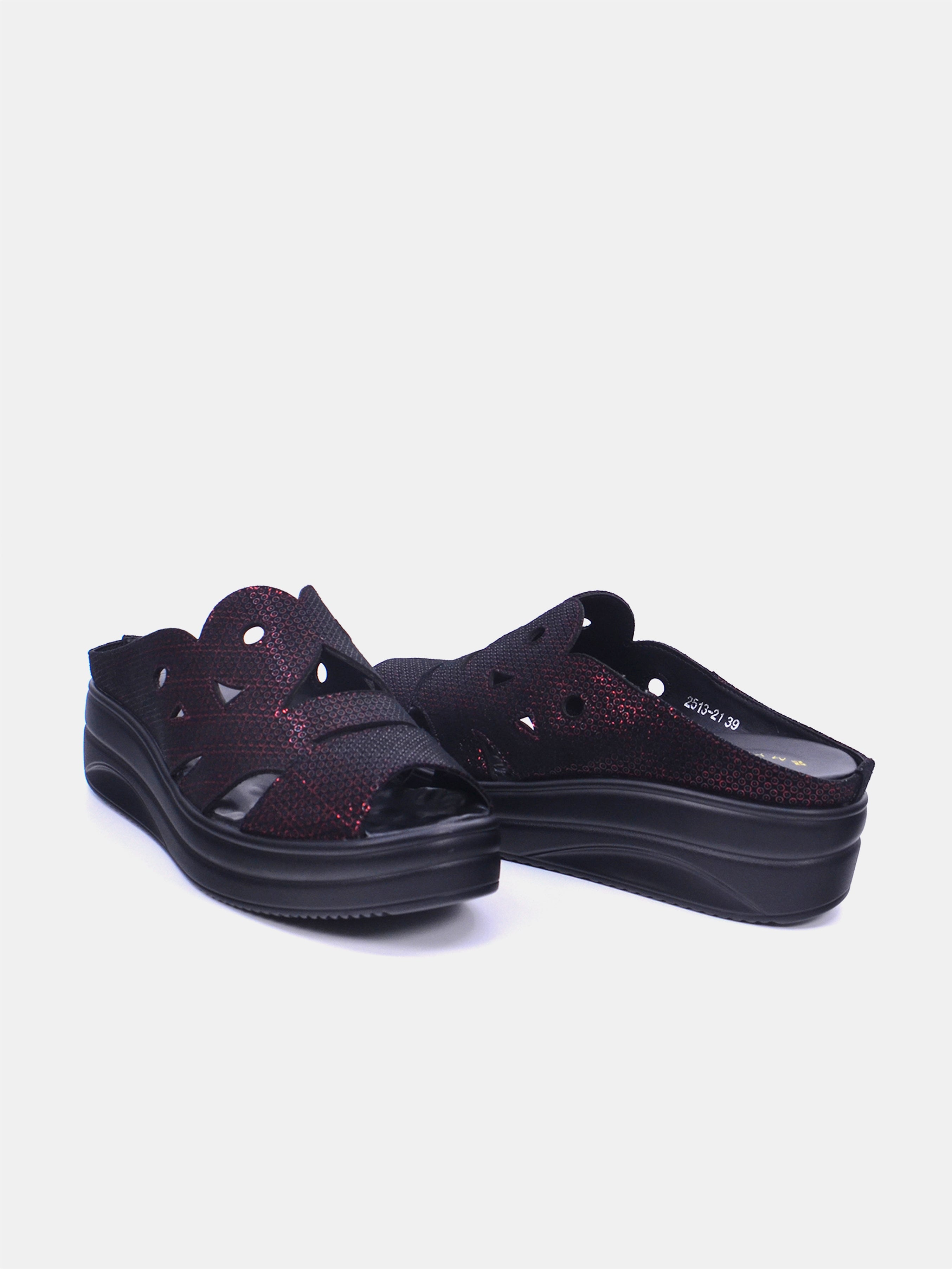 Mynaal Qadira Women's Sandals #color_maroon