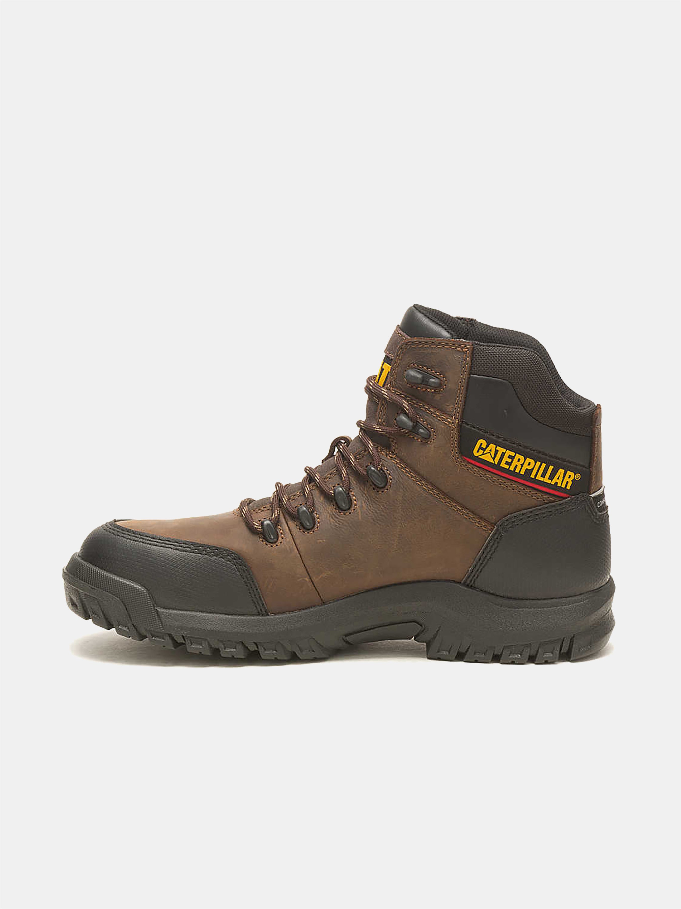 Caterpillar Men's Resorption Waterproof Composite Toe Work Boot #color_brown