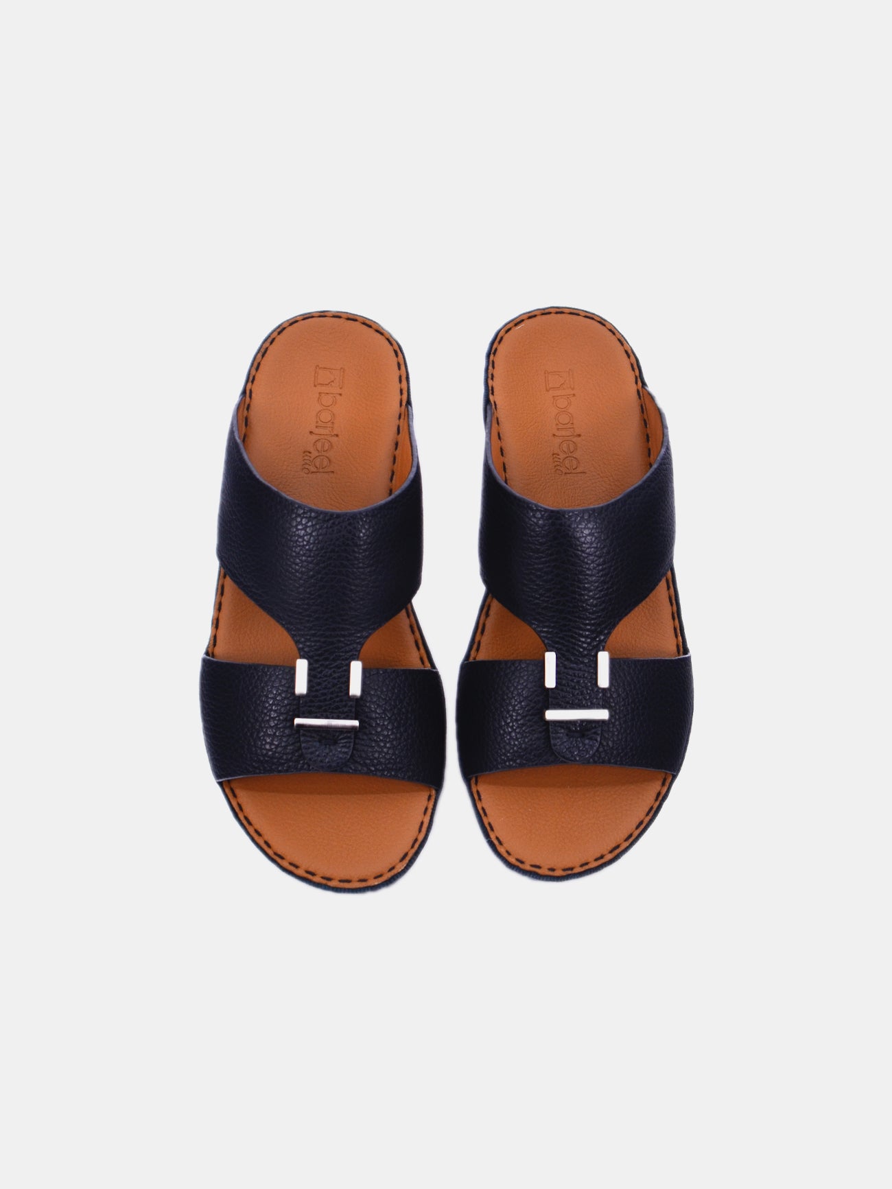Barjeel Uno BSP1-02 Men's Sandals #color_Black