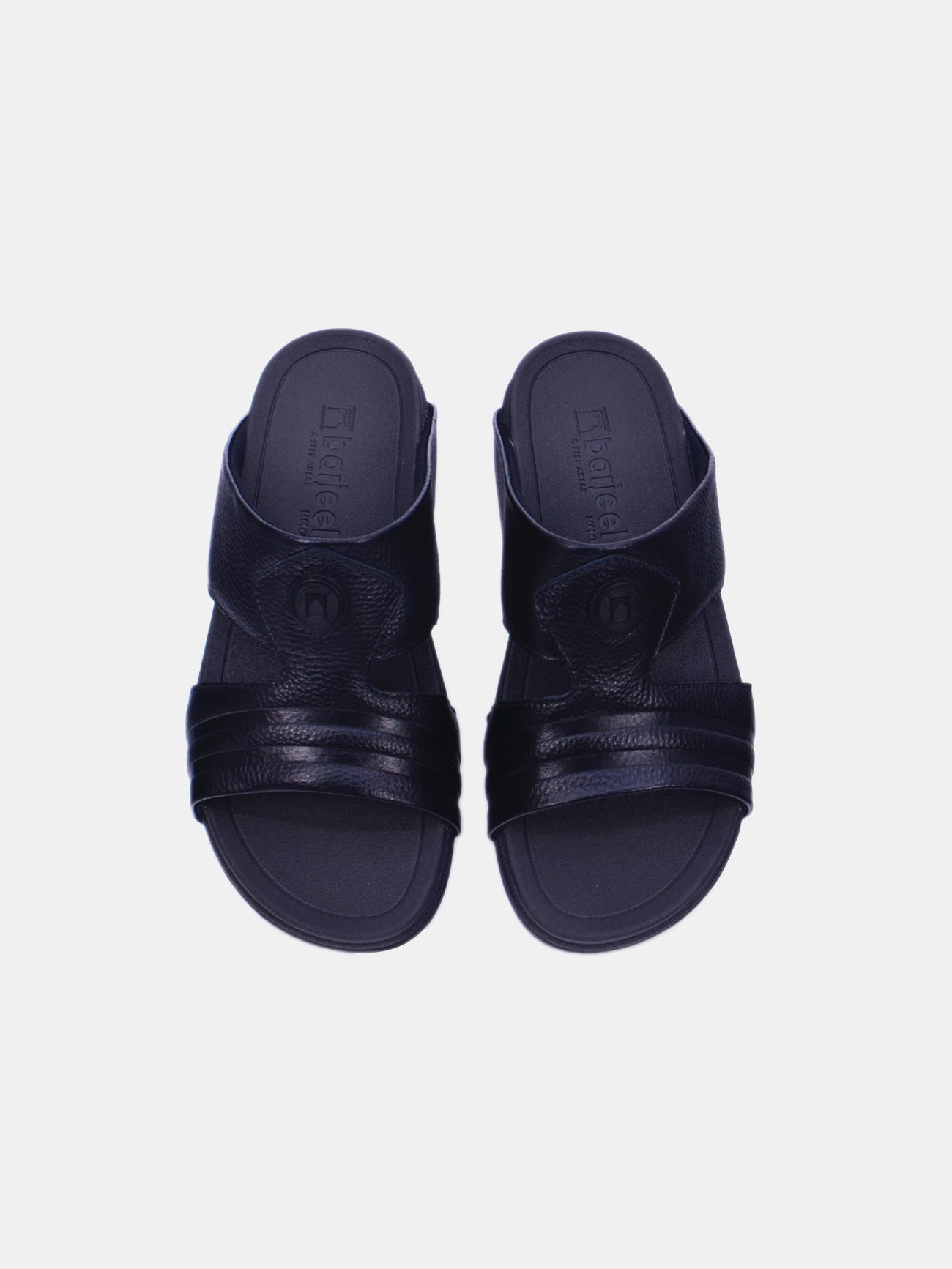 Barjeel Uno 20249 Men's Arabic Sandals #color_Black