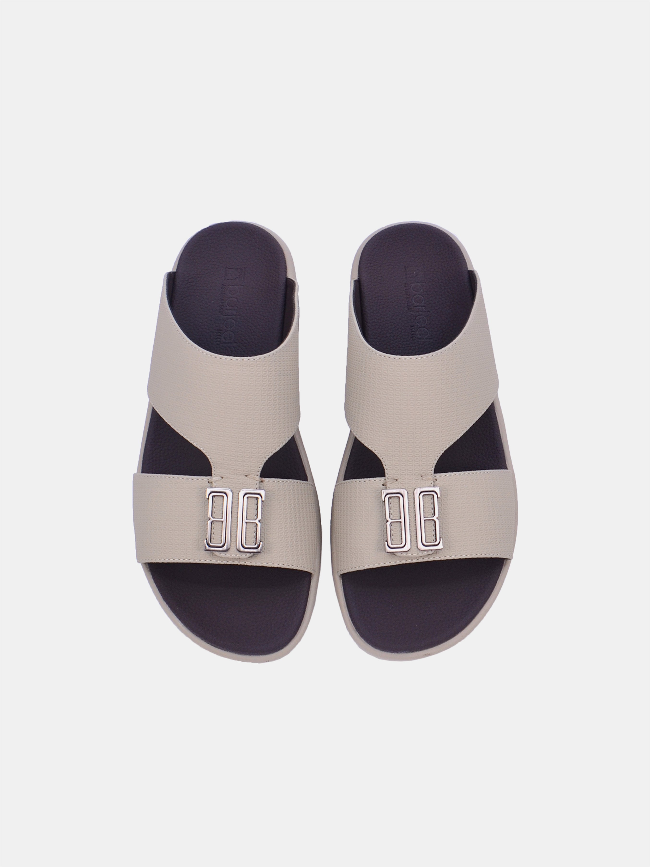 Barjeel Uno M 123 Men's Arabic Sandals #color_beige