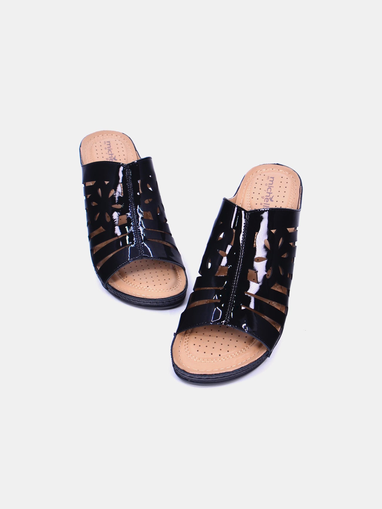 Michelle Morgan 221-5 Women's Sandals #color_Black