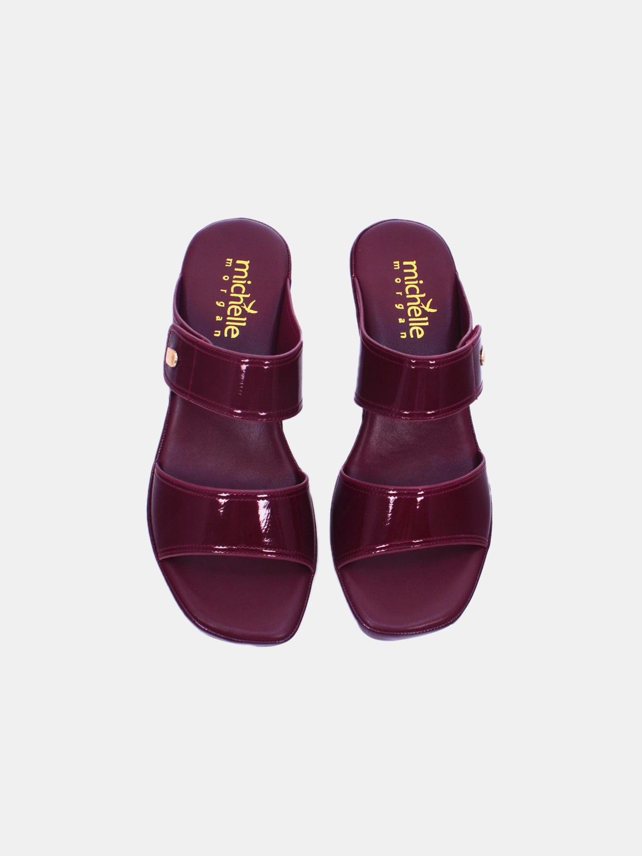 Michelle Morgan 114ZD121 Women's Heeled Sandals #color_Maroon