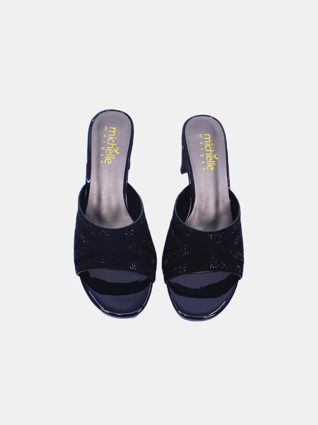 Michelle Morgan 314RJ199 Women's Heeled Sandals #color_Black