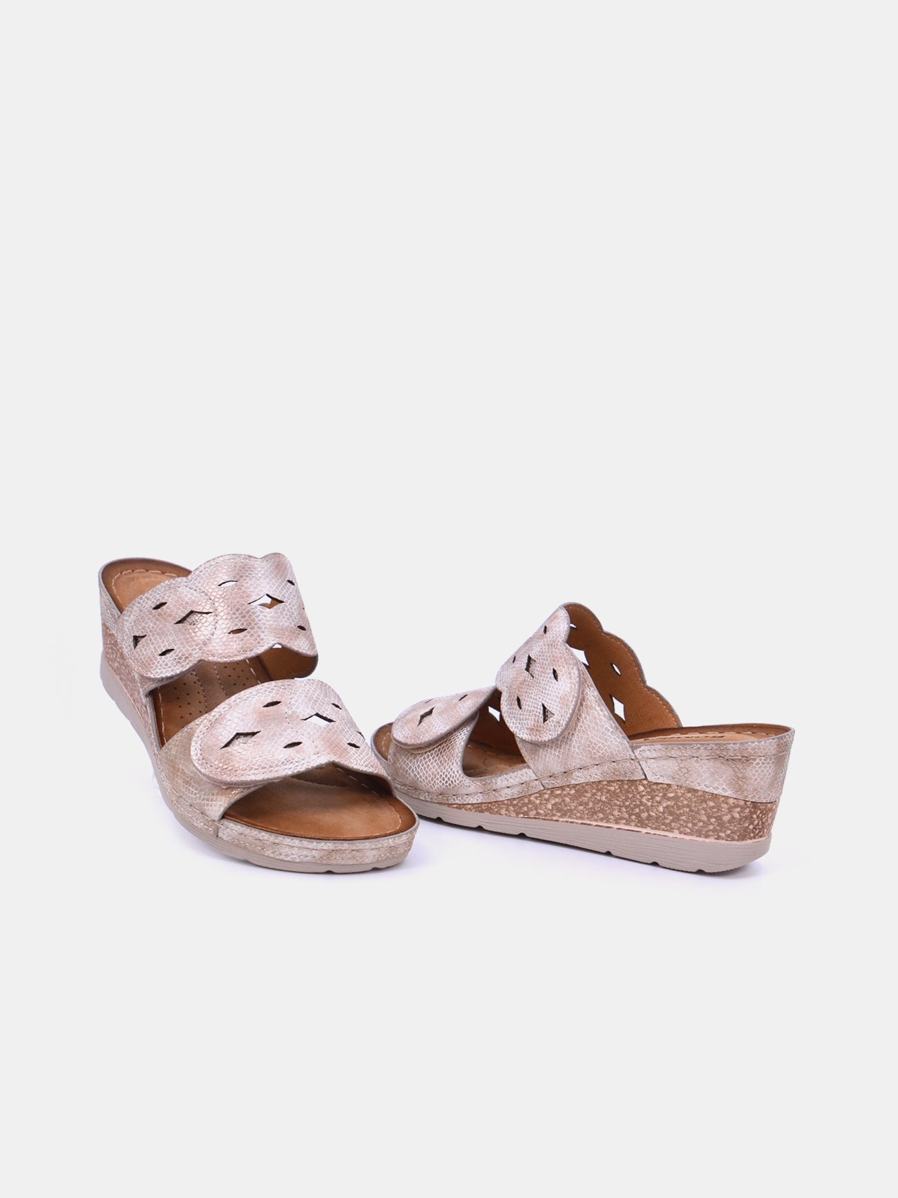 Romika 36604-AR633 Wedge Sandals #color_Beige
