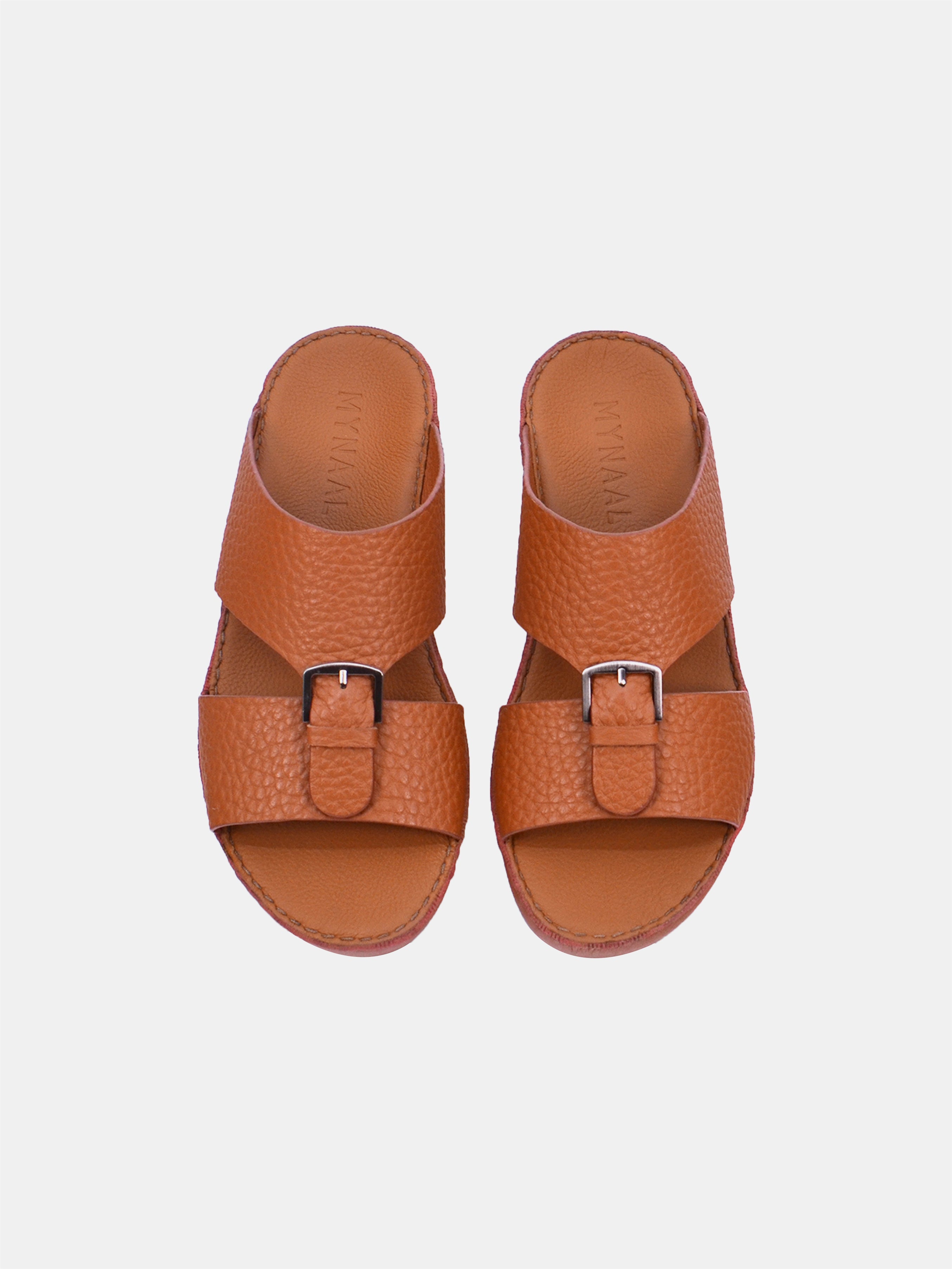 Mynaal B118 Men's Arabic Sandals #color_Tan