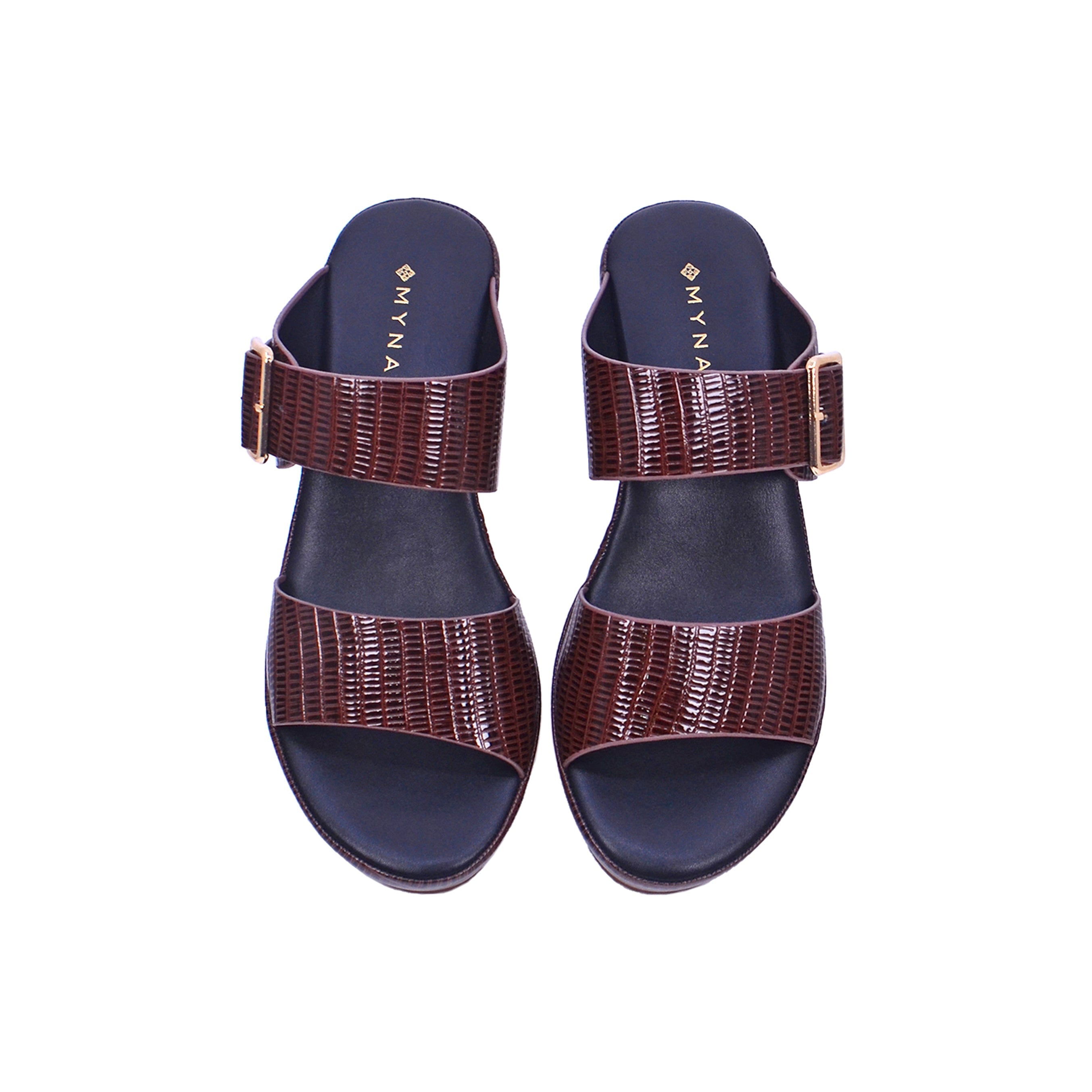 Mynaal 414Zd19P Women's Slip-On Sandal #color_Brown