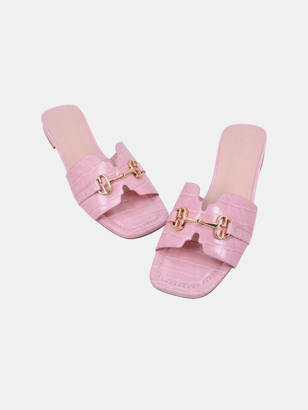 Mynaal Azmara Women's Flat Sandals #color_Pink