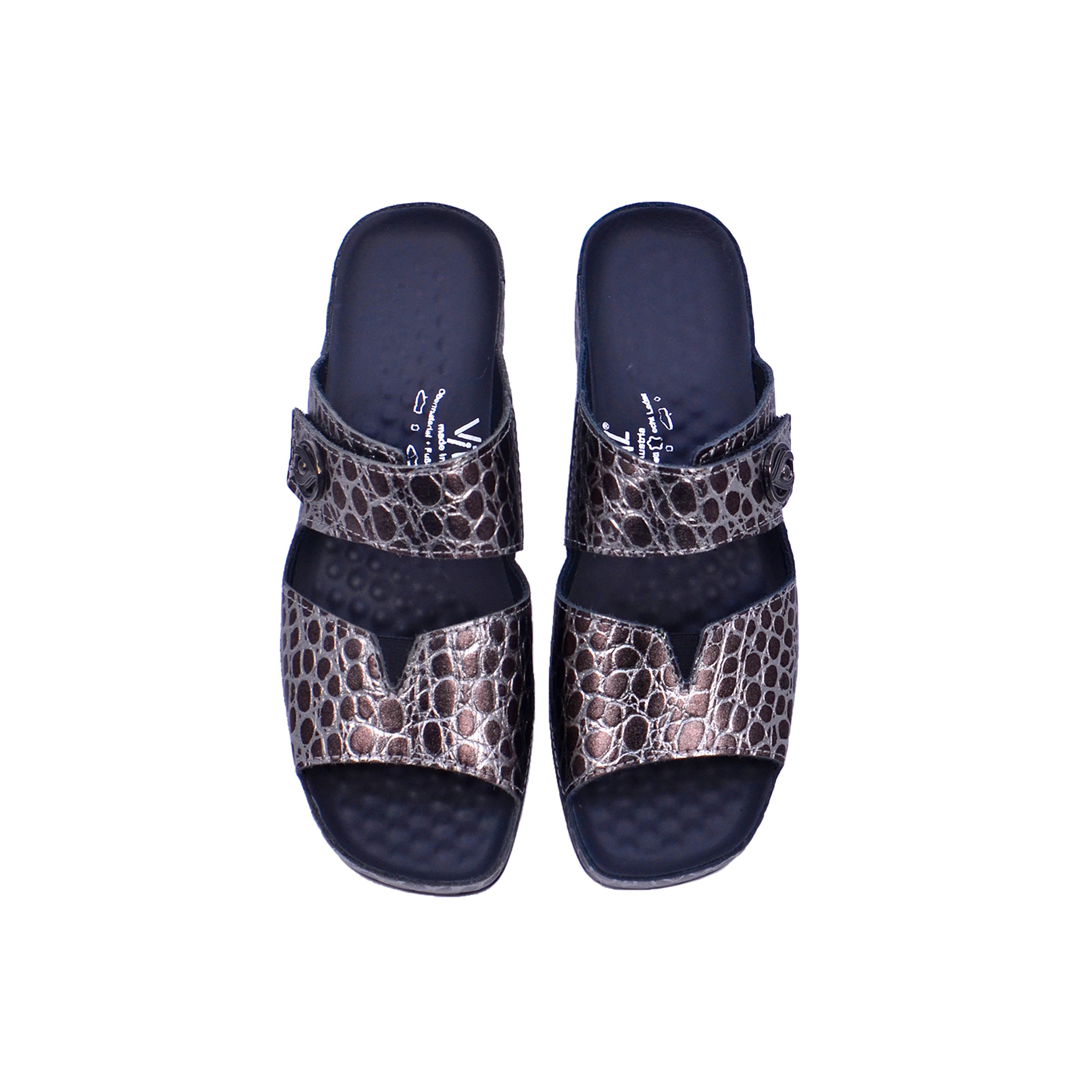 Vital Tina - Reptil 08066-492-99 Women's Sandals #color_Black