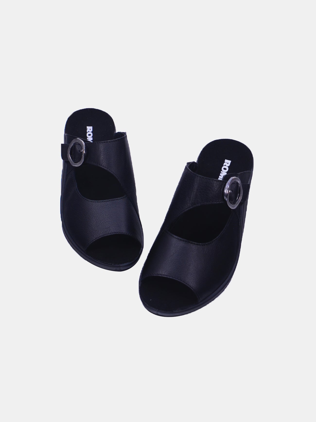Romika 27161-AR491 Heel Sandals #color_Black