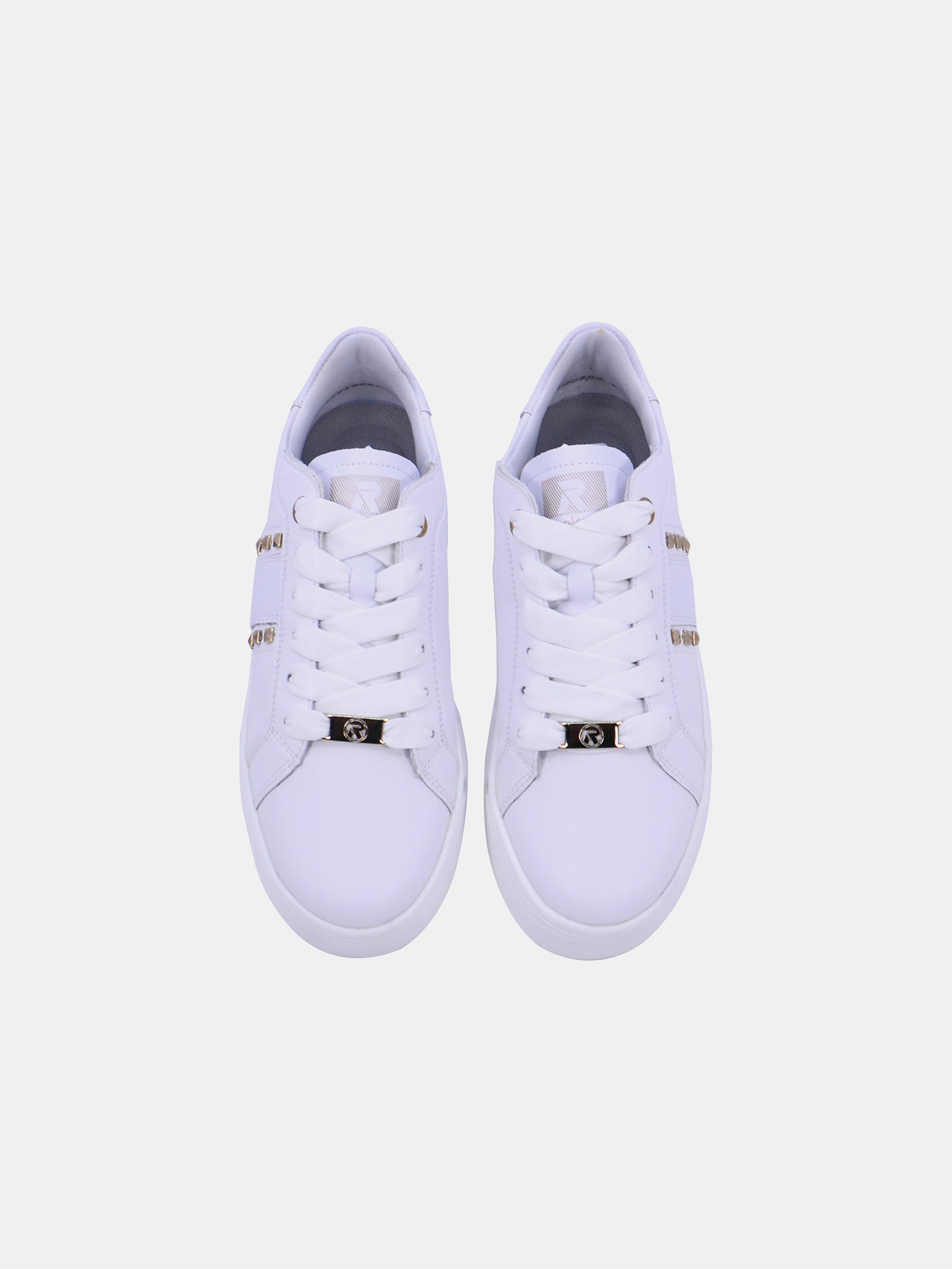 Rieker W0506 Women Casual Shoes #color_White