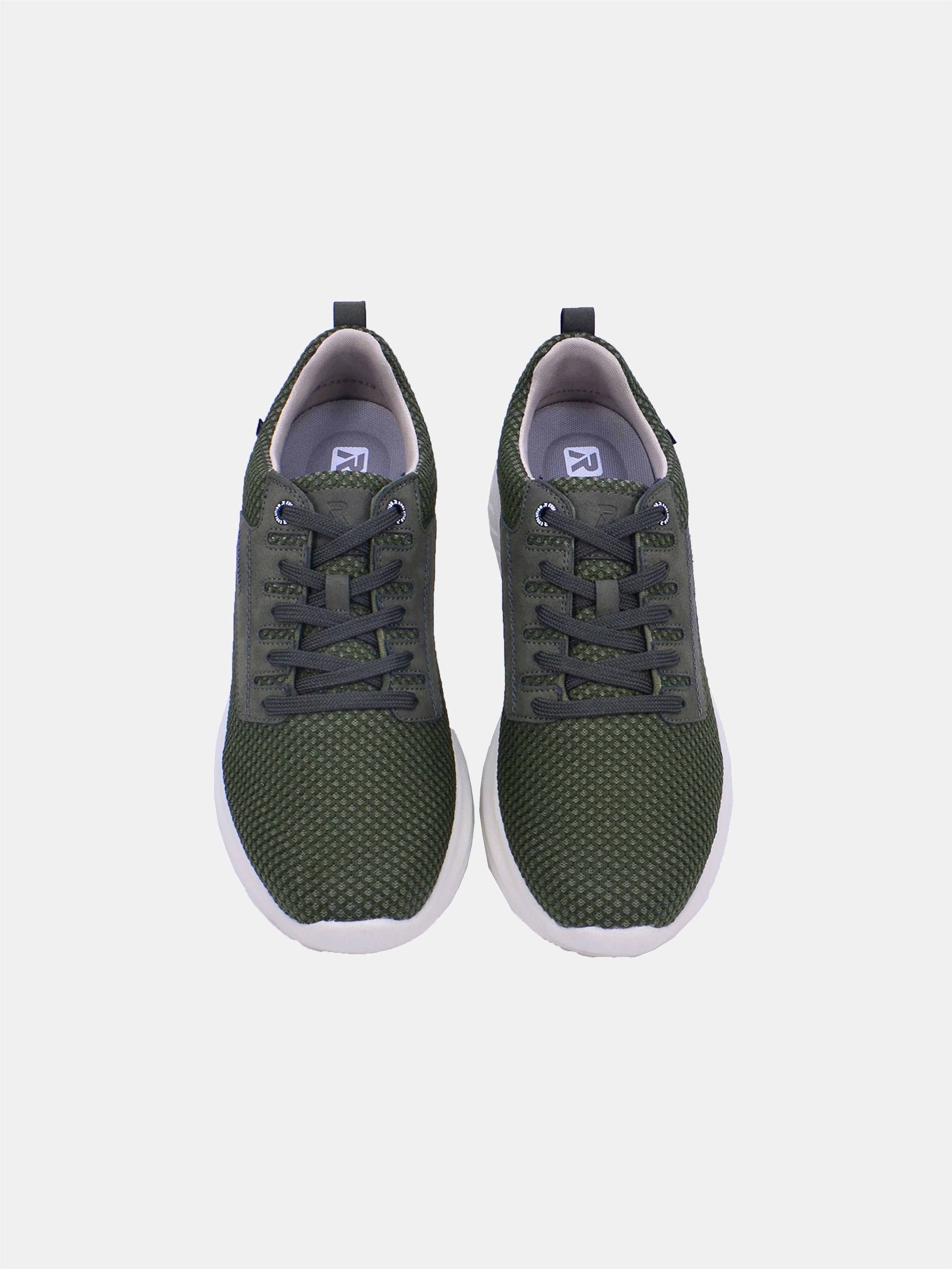 Rieker U0503 Men Casual Trainers #color_Green