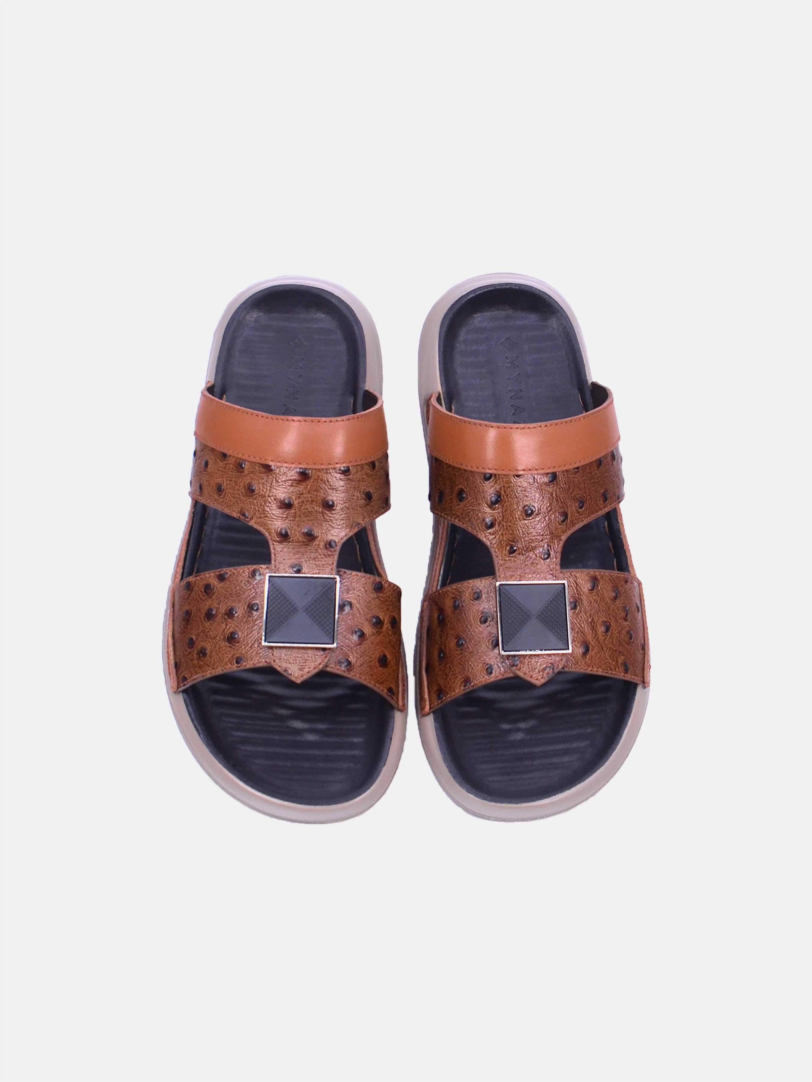Mynaal Jazem Men's Sandals #color_brown