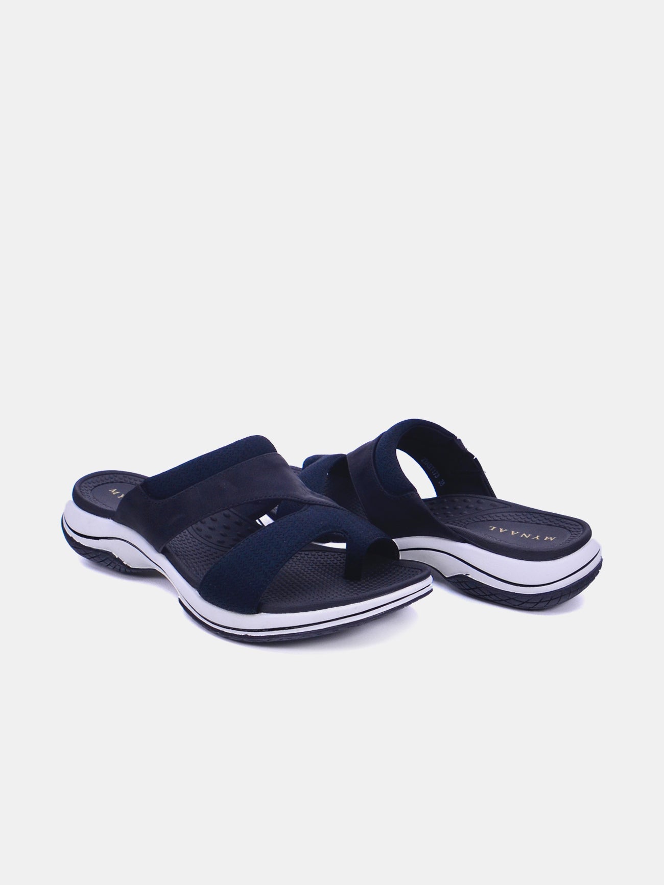 Mynaal Marzelle Women's Flat Sandals #color_Black