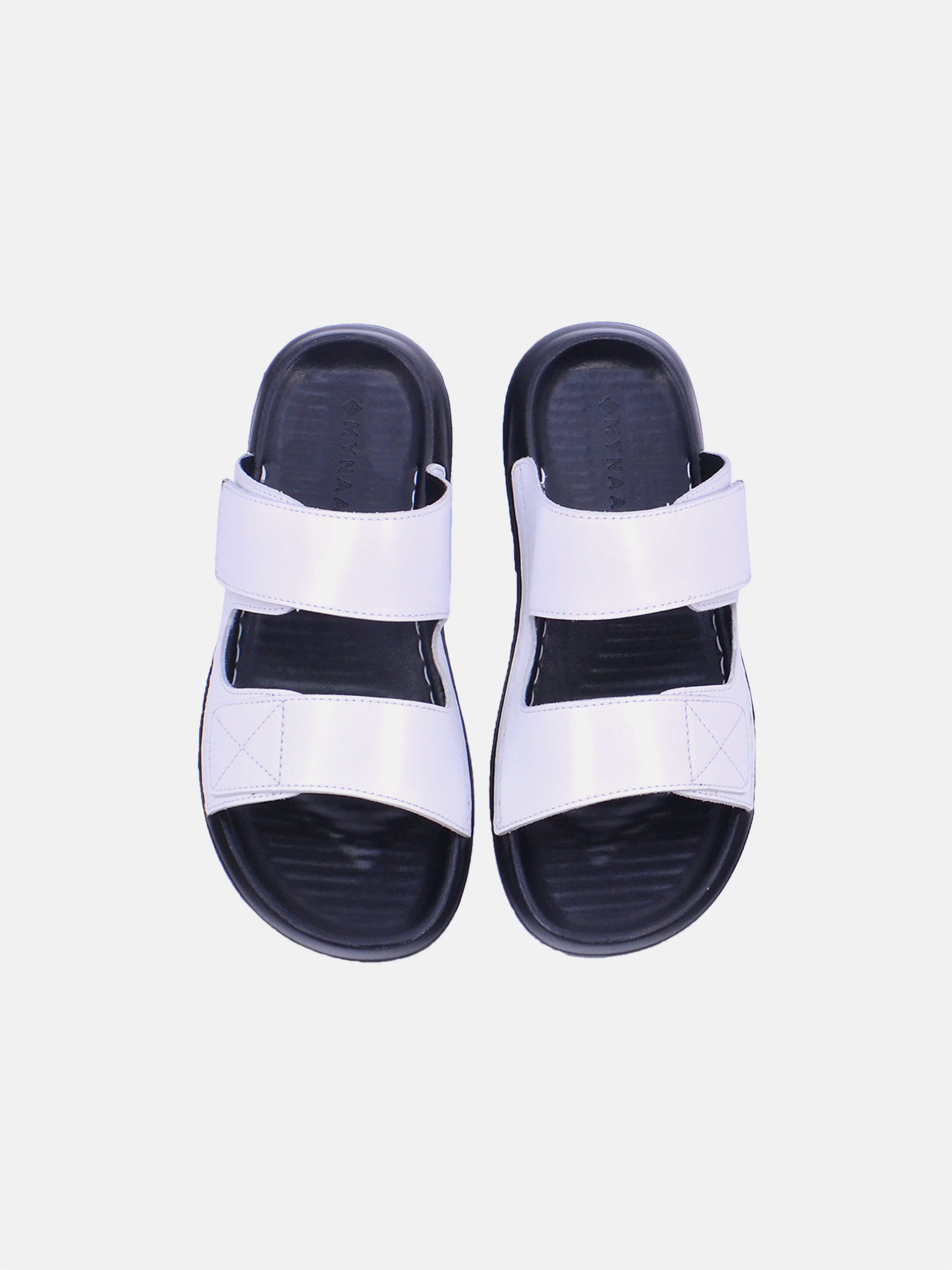 Mynaal Zayel Men's Sandals #color_white