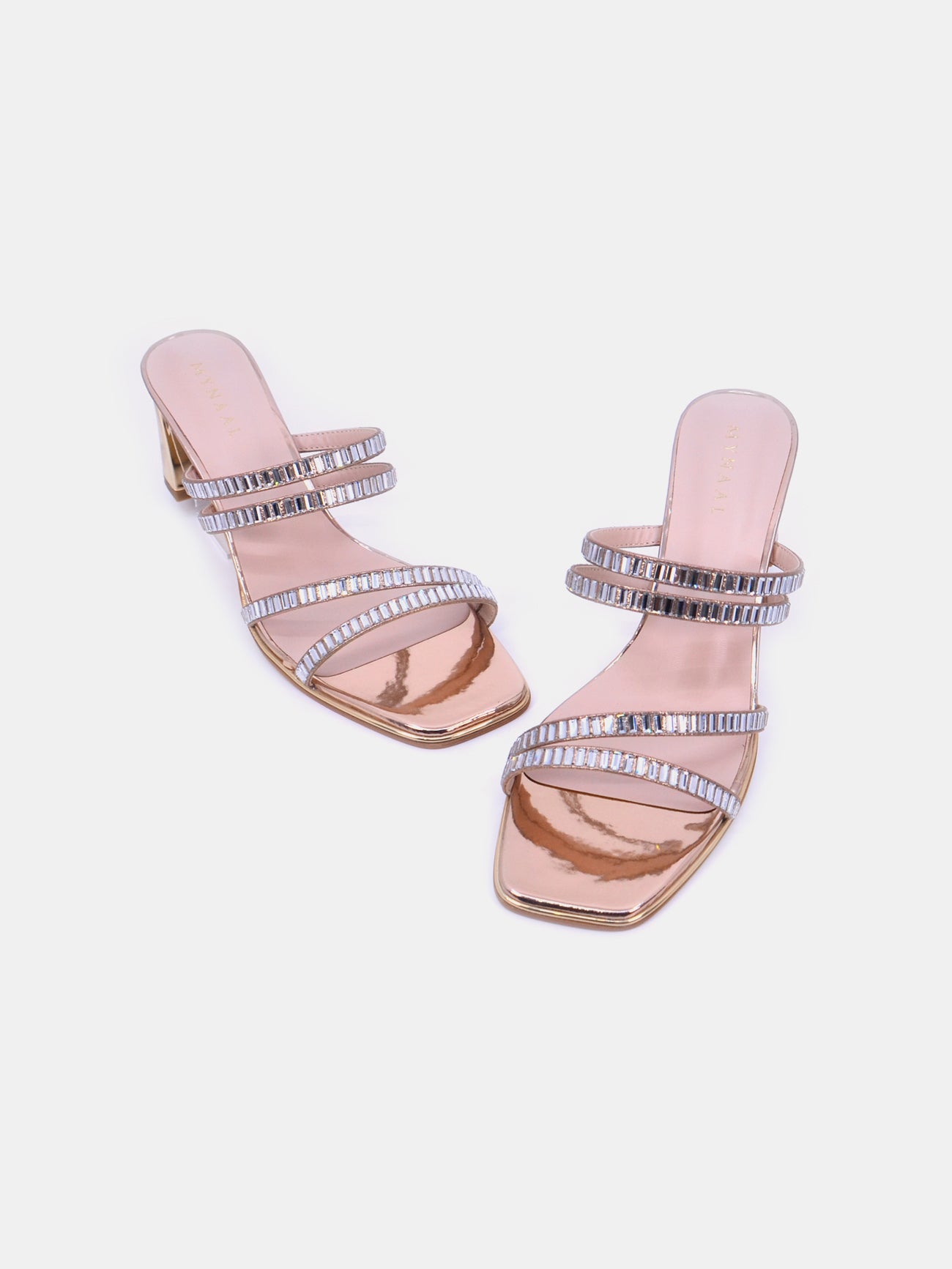 Mynaal Glemma Women's Block Heel Sandals #color_Beige