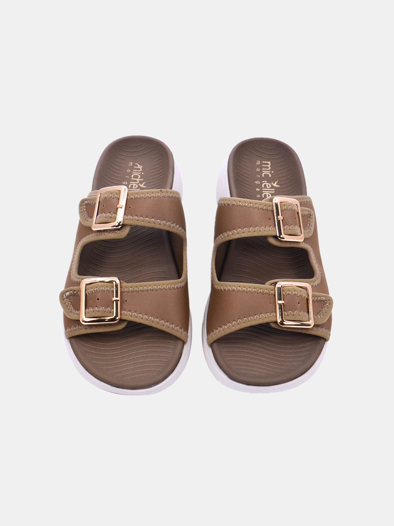Michelle Morgan 214RJ533 Women's Casual Sandals #color_Brown