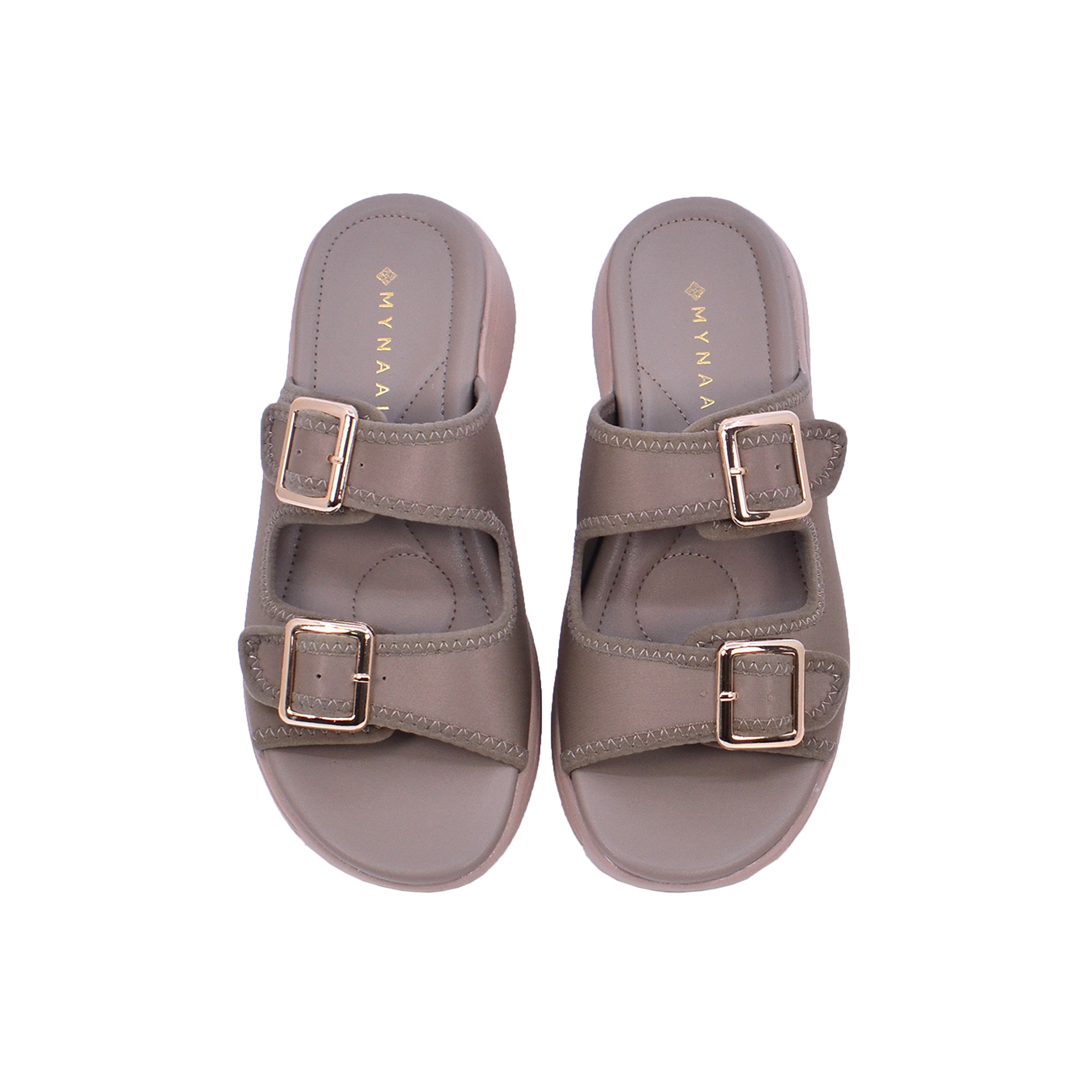 Mynaal 214Rj533 Women's Slide Sandal #color_Brown