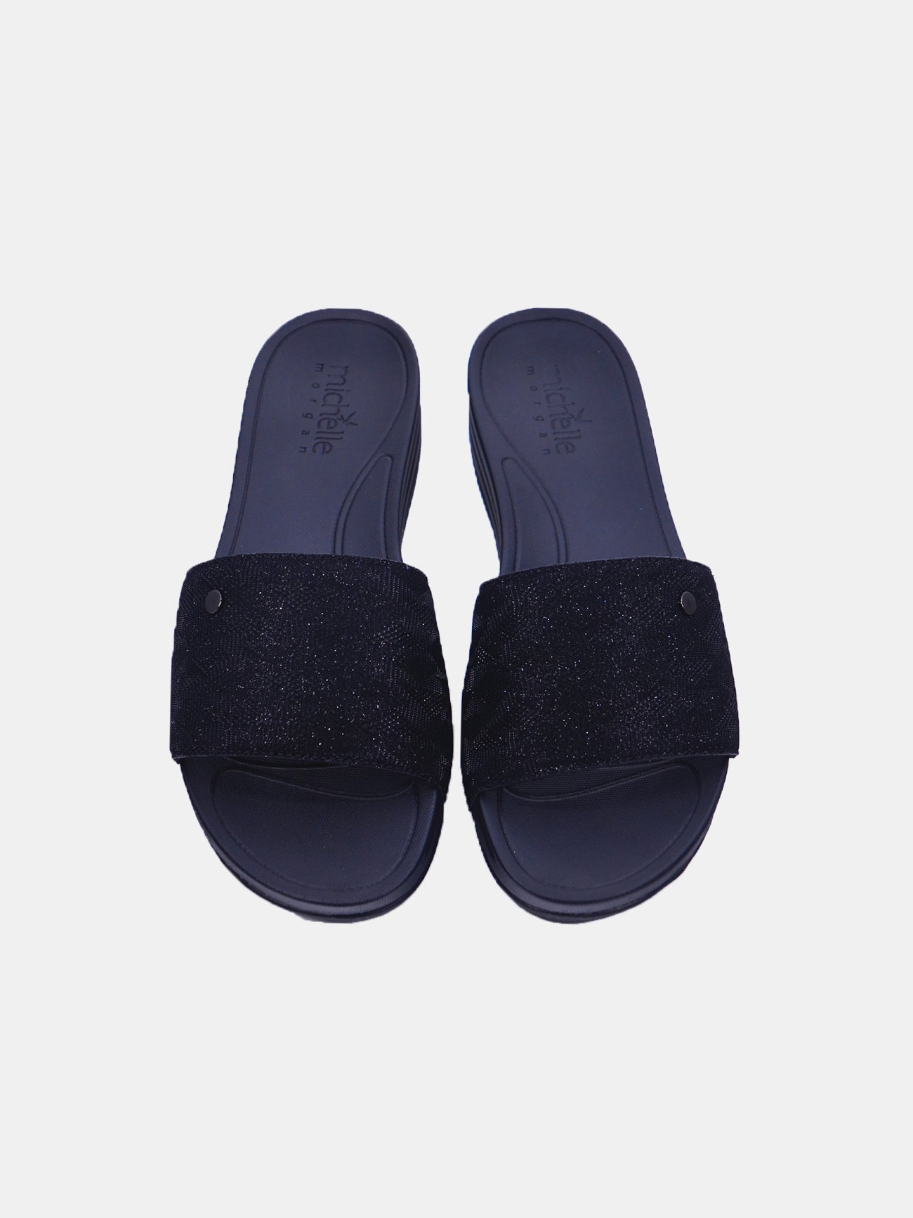 Michelle Morgan 214RJ901 Women's Casual Sandals #color_Black
