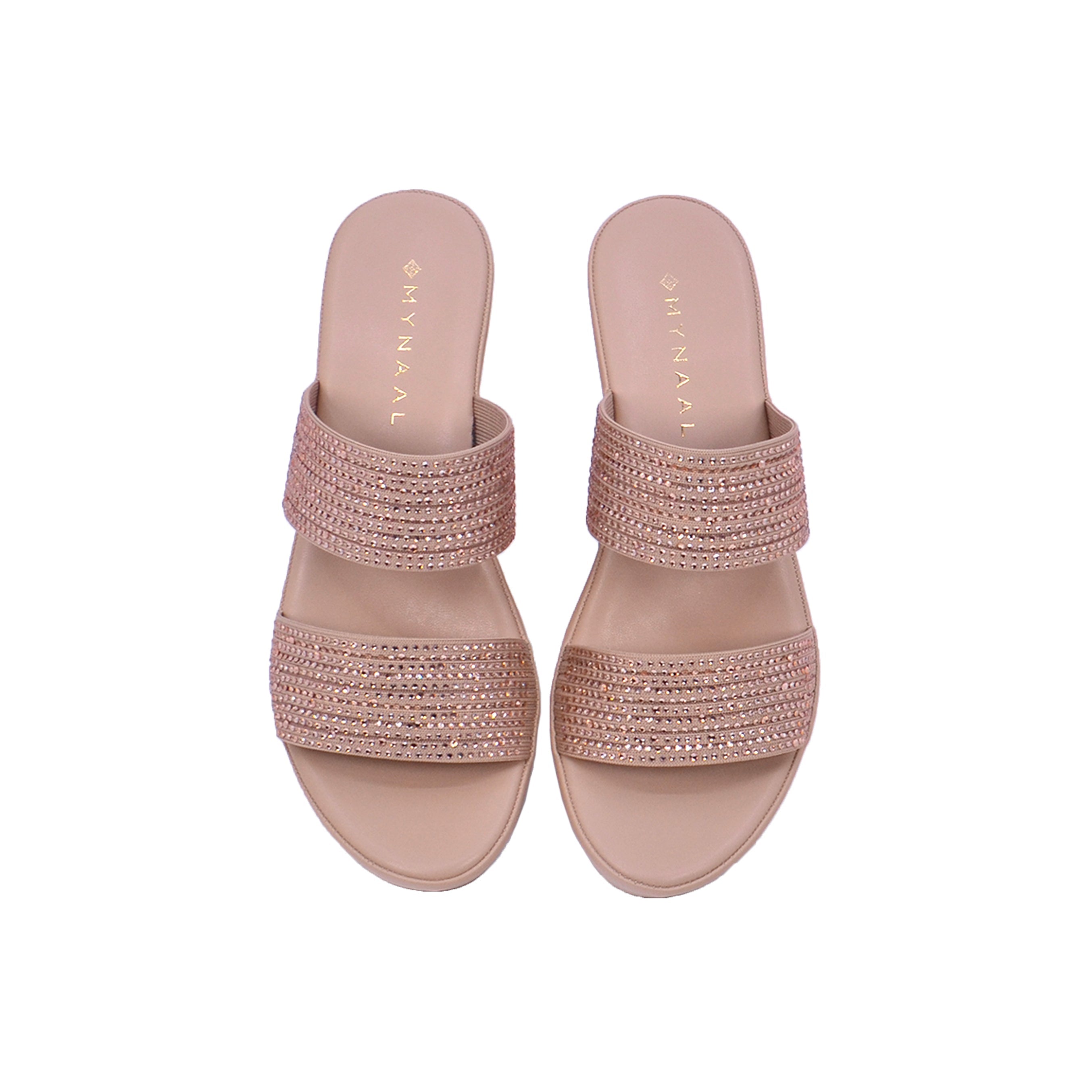 Mynaal 414Rc012 Women's Wedge Sandal #color_Gold