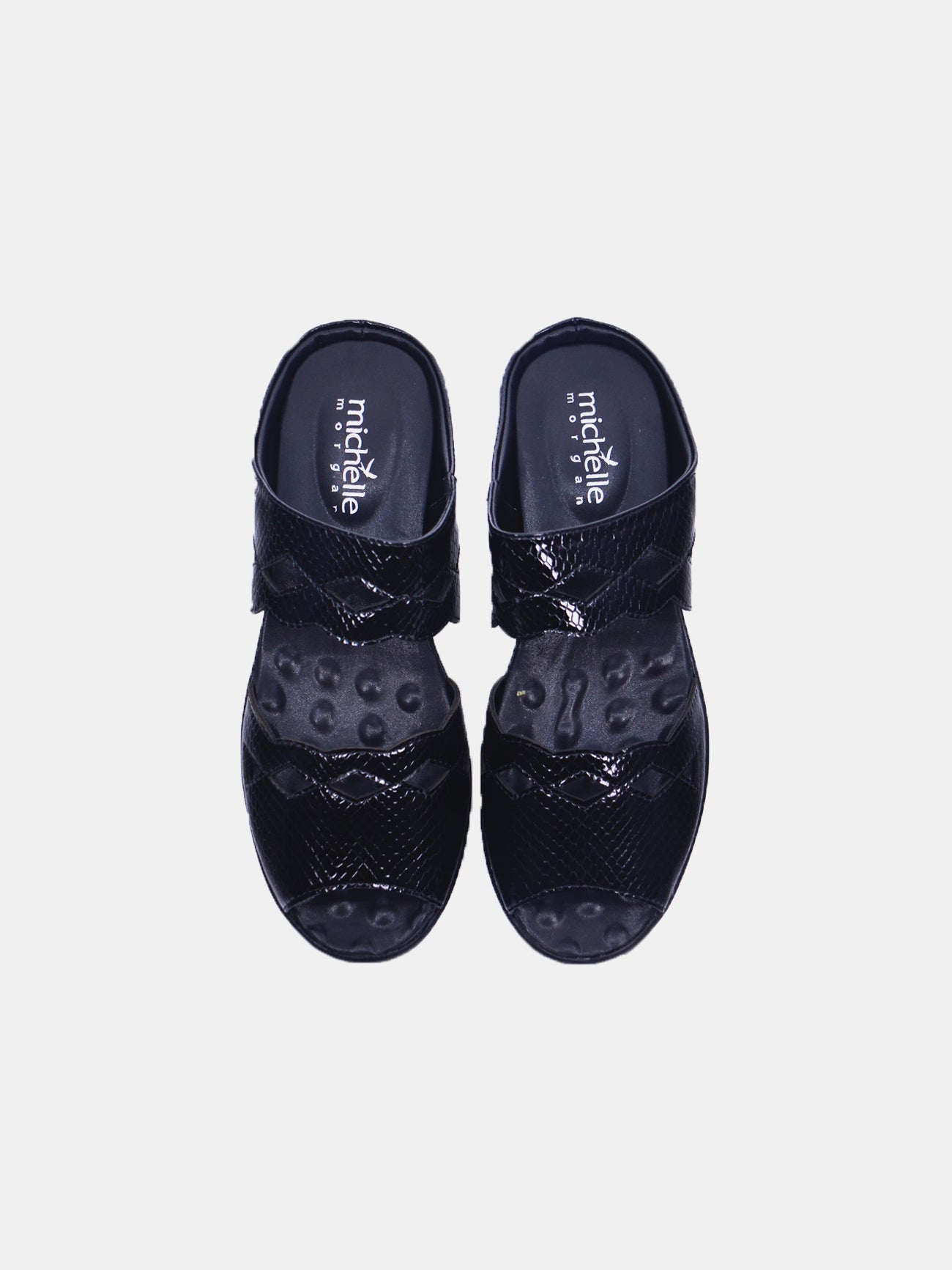 Michelle Morgan 18397-B16 Women's Sandals #color_Black