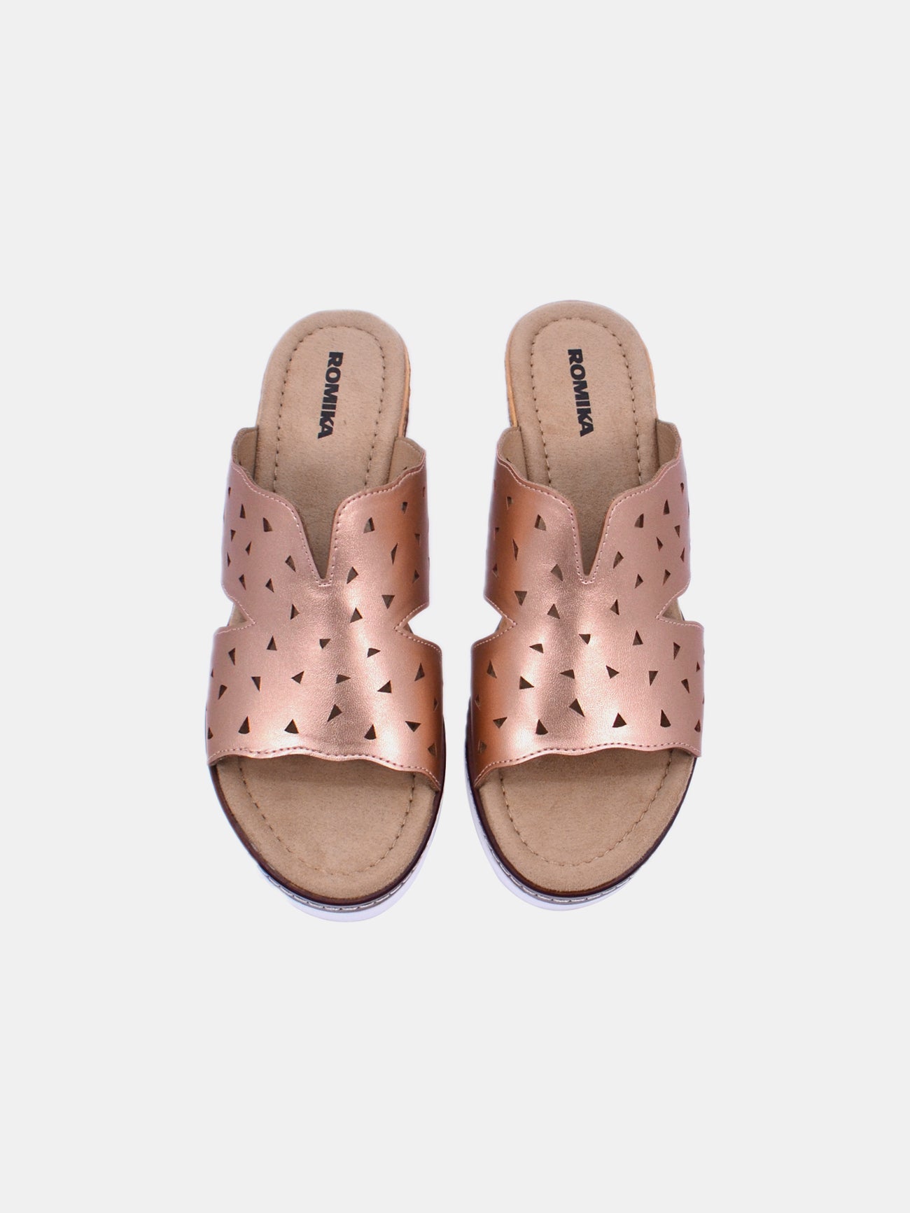 Romika 91405-AR653 Wedge Sandals #color_Bronze