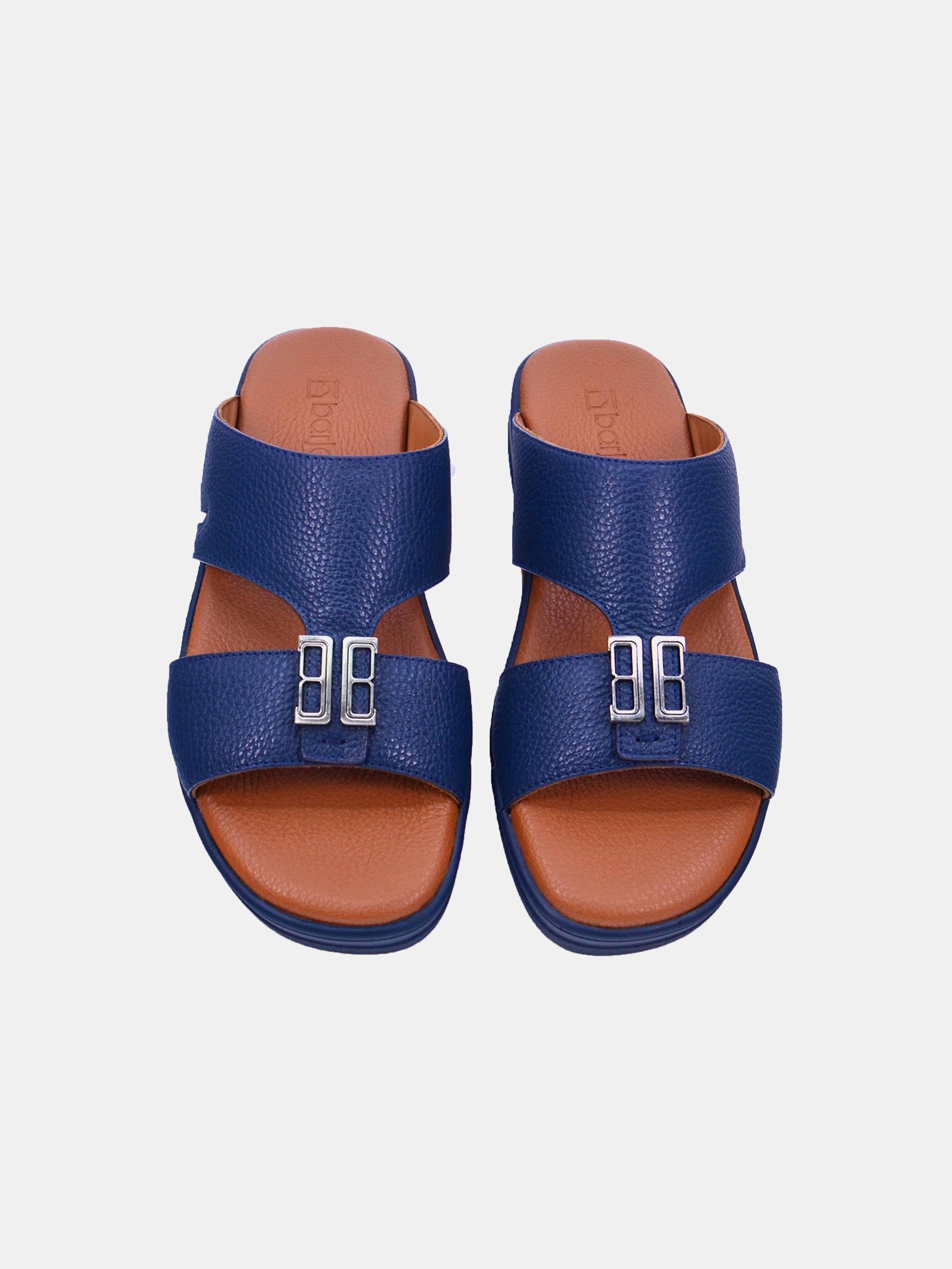 Barjeel Uno TAM Sole B-122 Men's Arabic Sandals #color_navy