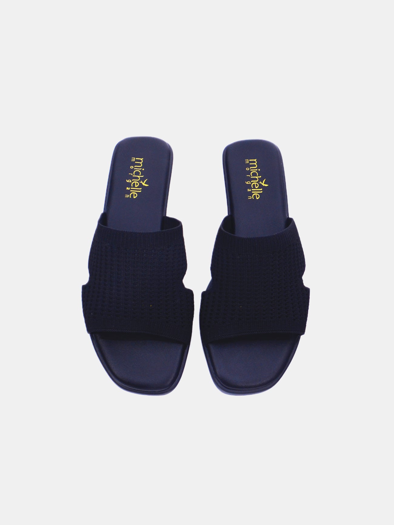 Michelle Morgan 114RJ10H Women's Flat Sandals #color_black