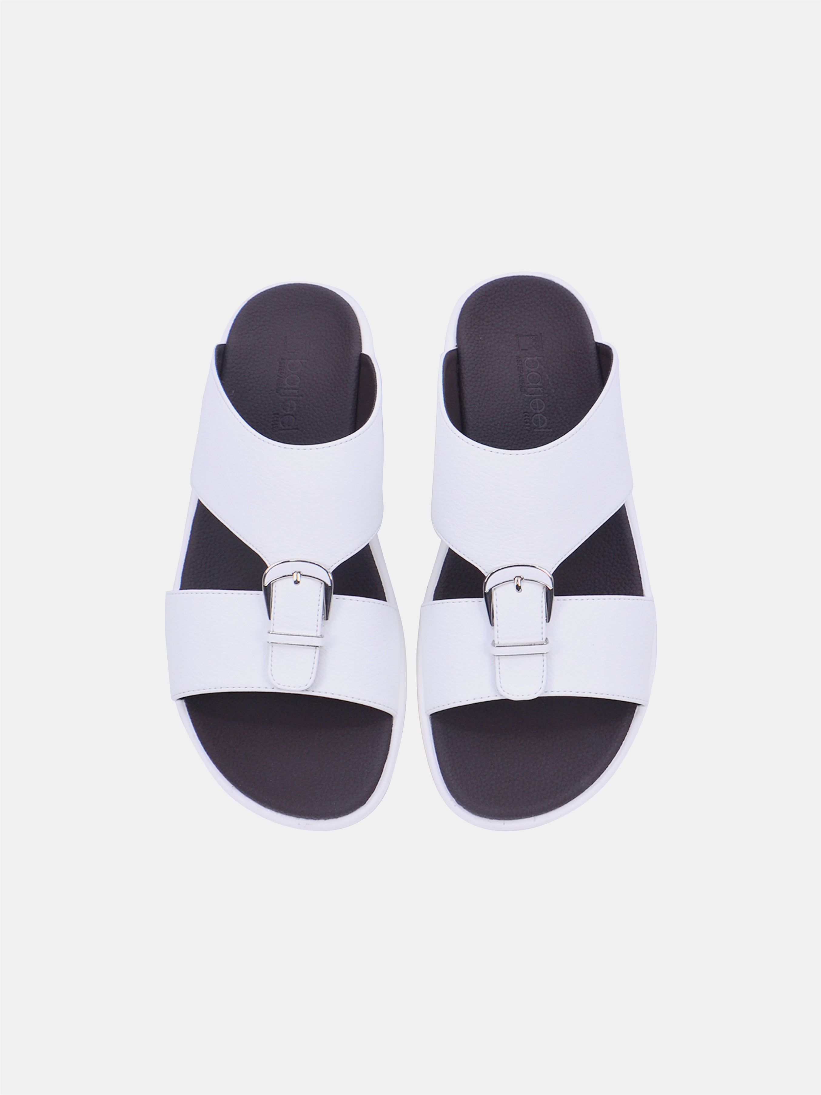Barjeel Uno M 122A Men's Arabic Sandals #color_white