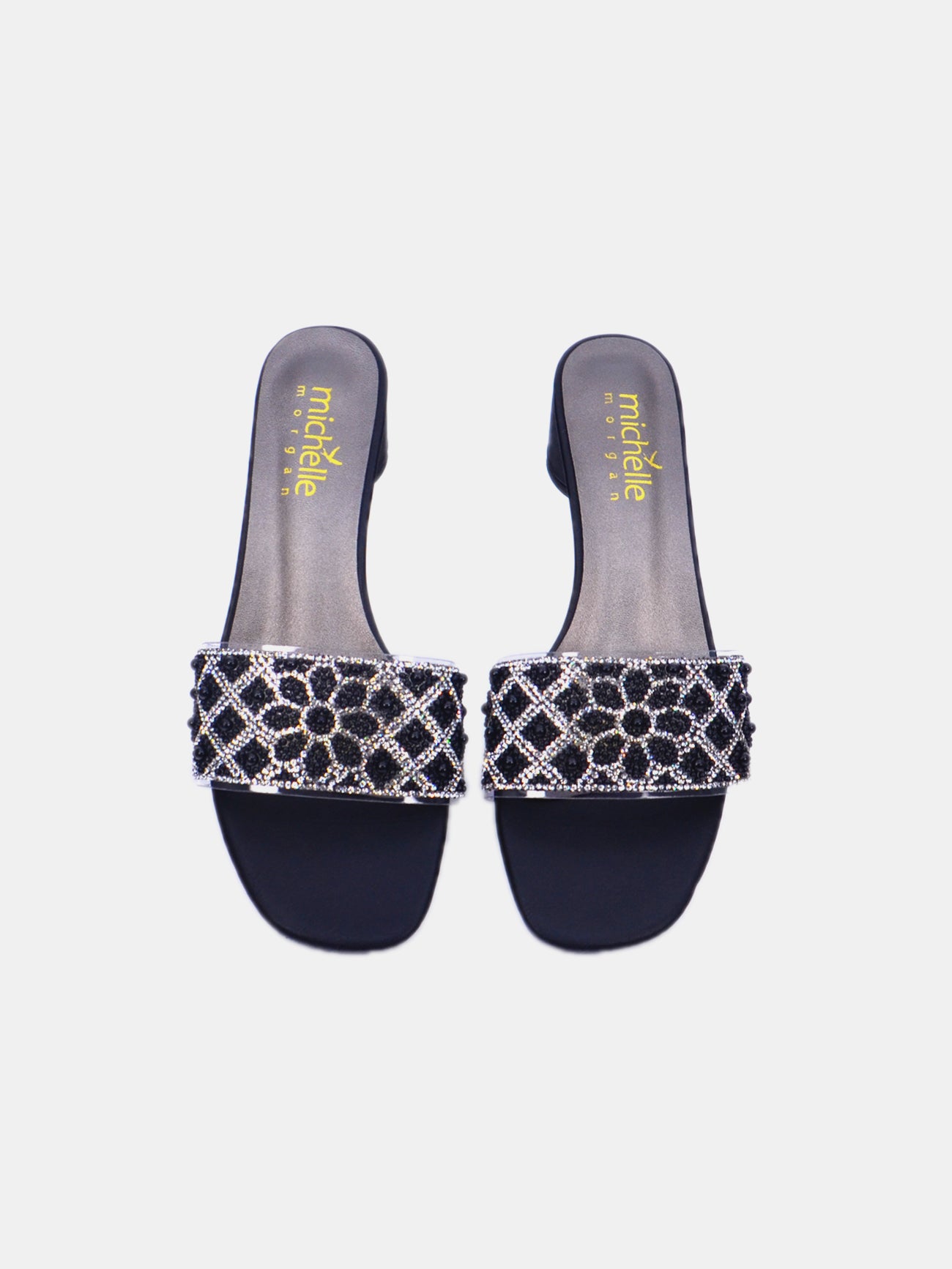 Michelle Morgan 214JH501 Women's Heeled Sandals #color_Black
