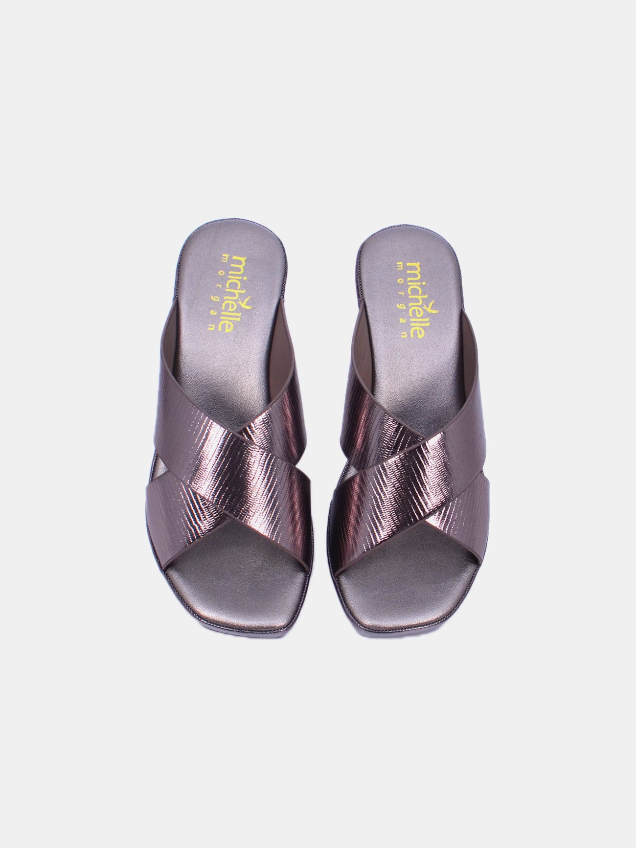 Michelle Morgan 114ZD126 Women's Heeled Sandals #color_Gray