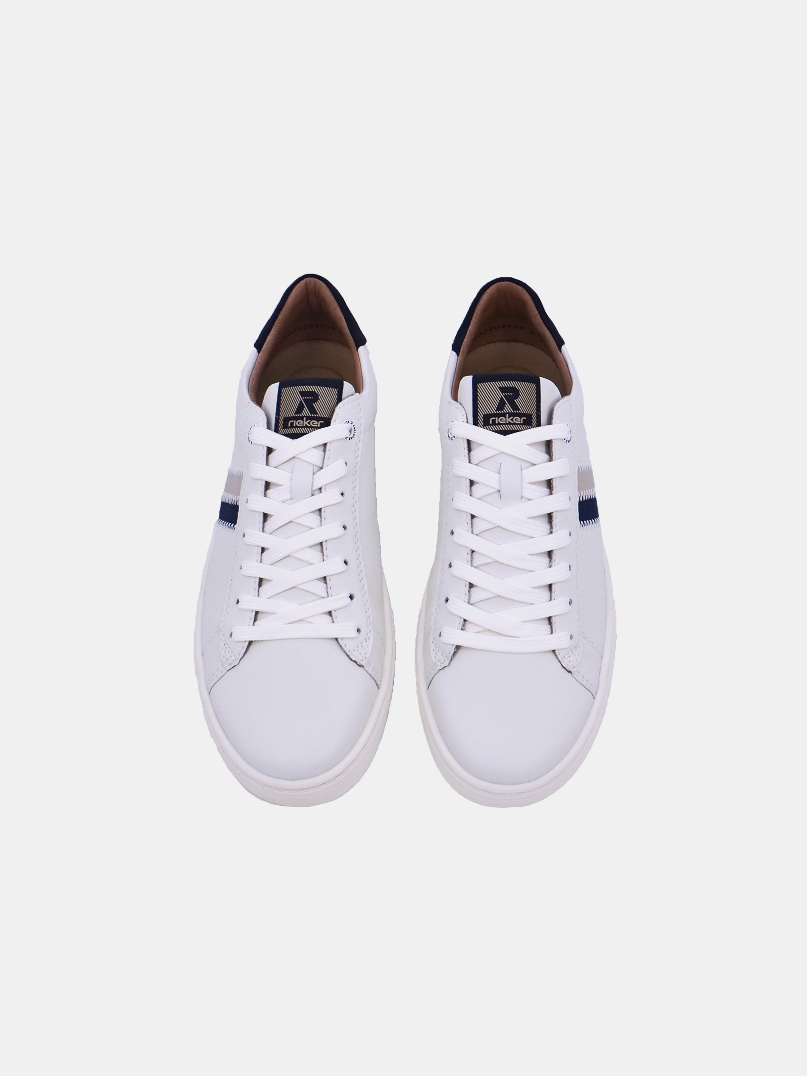 Rieker U0705 Men Casual Shoes #color_White