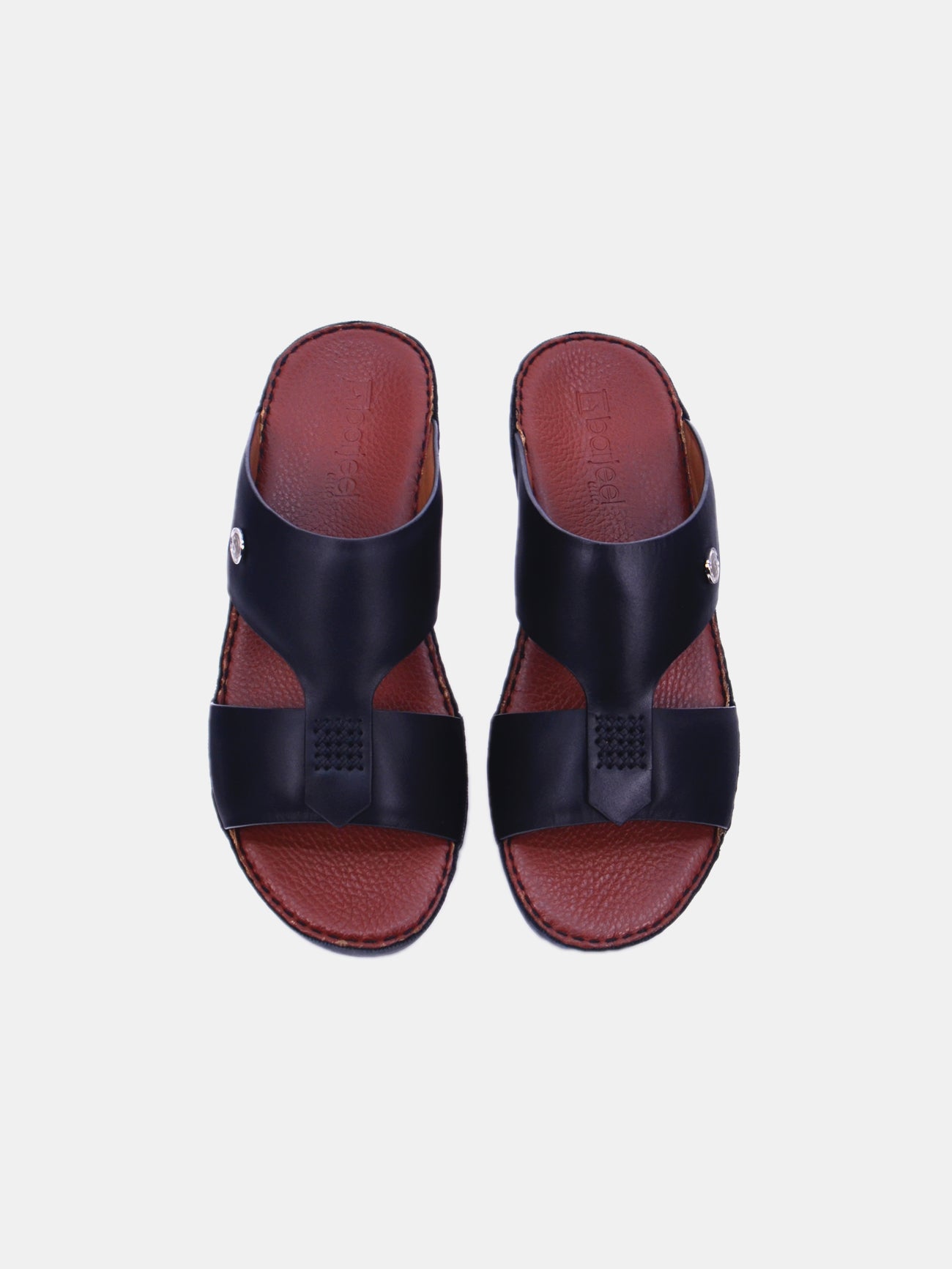 Barjeel Uno 7903-13 Men's Sandals #color_Black