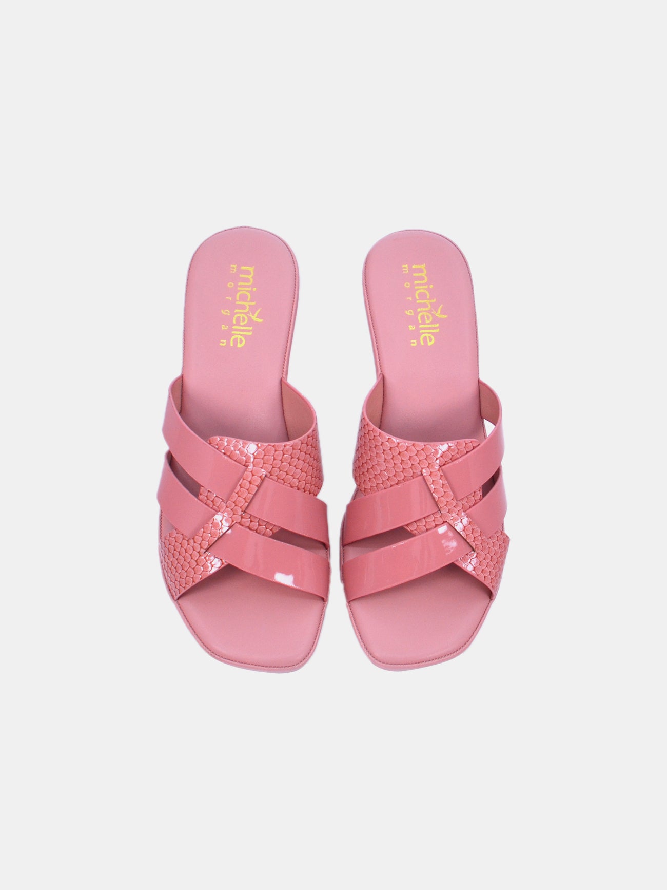 Michelle Morgan 314ZD12C Women's Heeled Sandals #color_Pink