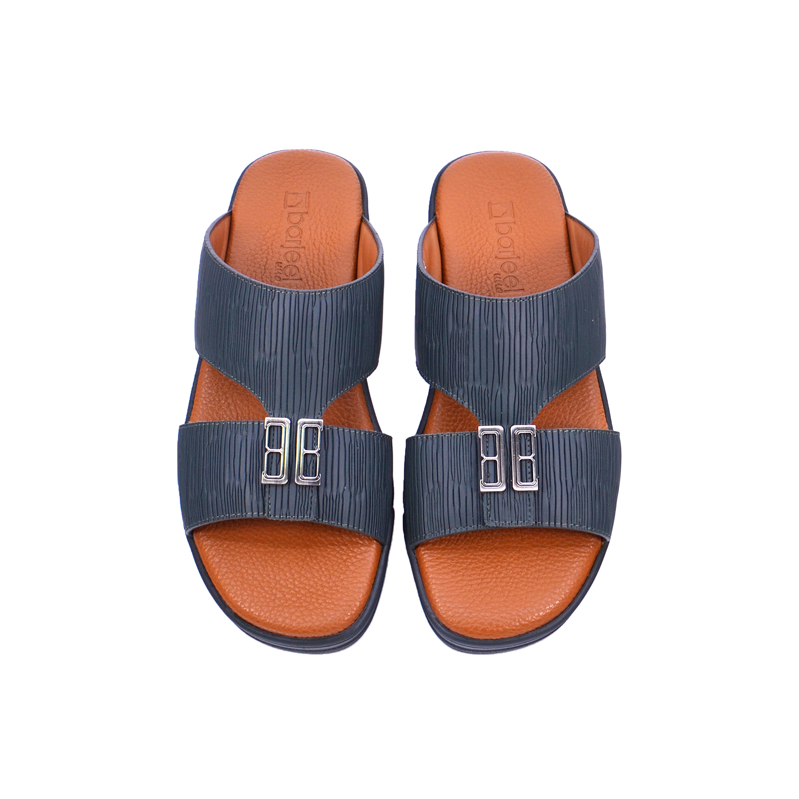 Barjeel Uno MSA139 B Boys Arabic Sandals #color_Olive